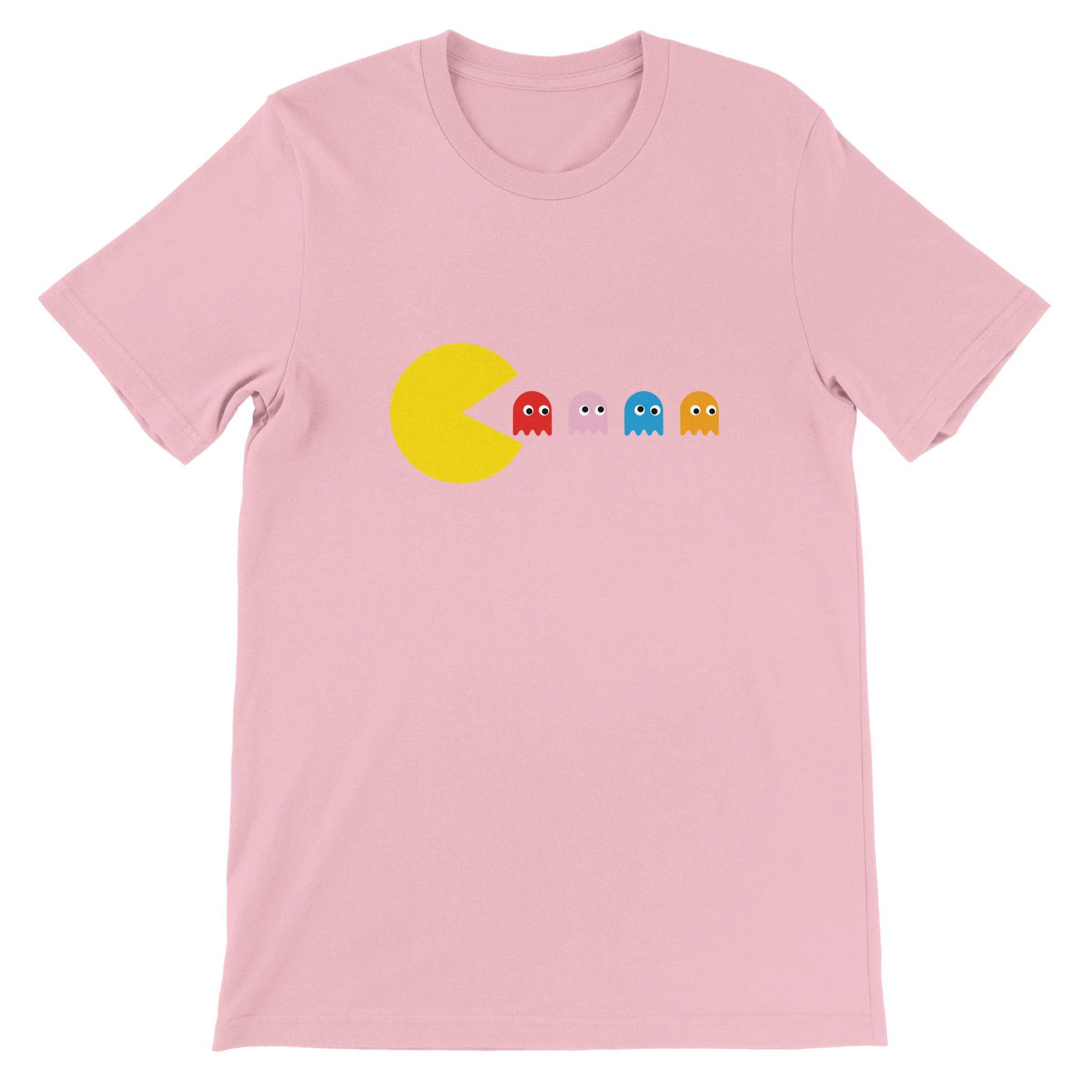 Budget Unisex Crewneck T-shirt/Pac-man-2 - Enet Images