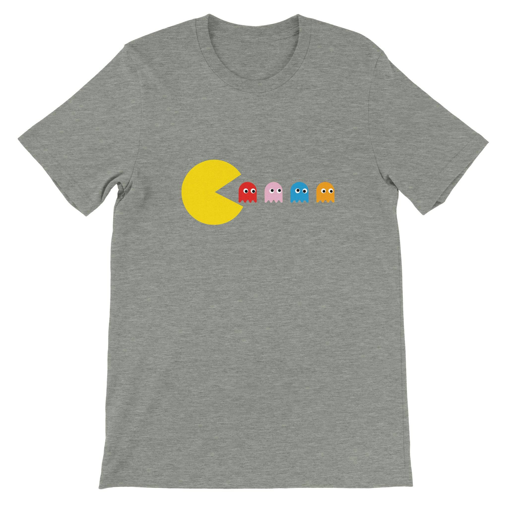 Budget Unisex Crewneck T-shirt/Pac-man-2 - Enet Images
