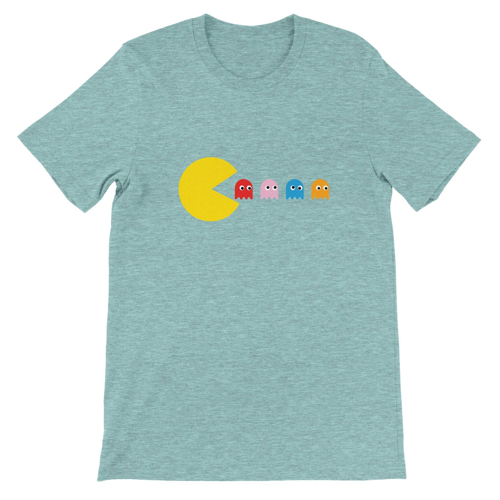 Budget Unisex Crewneck T-shirt/Pac-man-2 - Enet Images