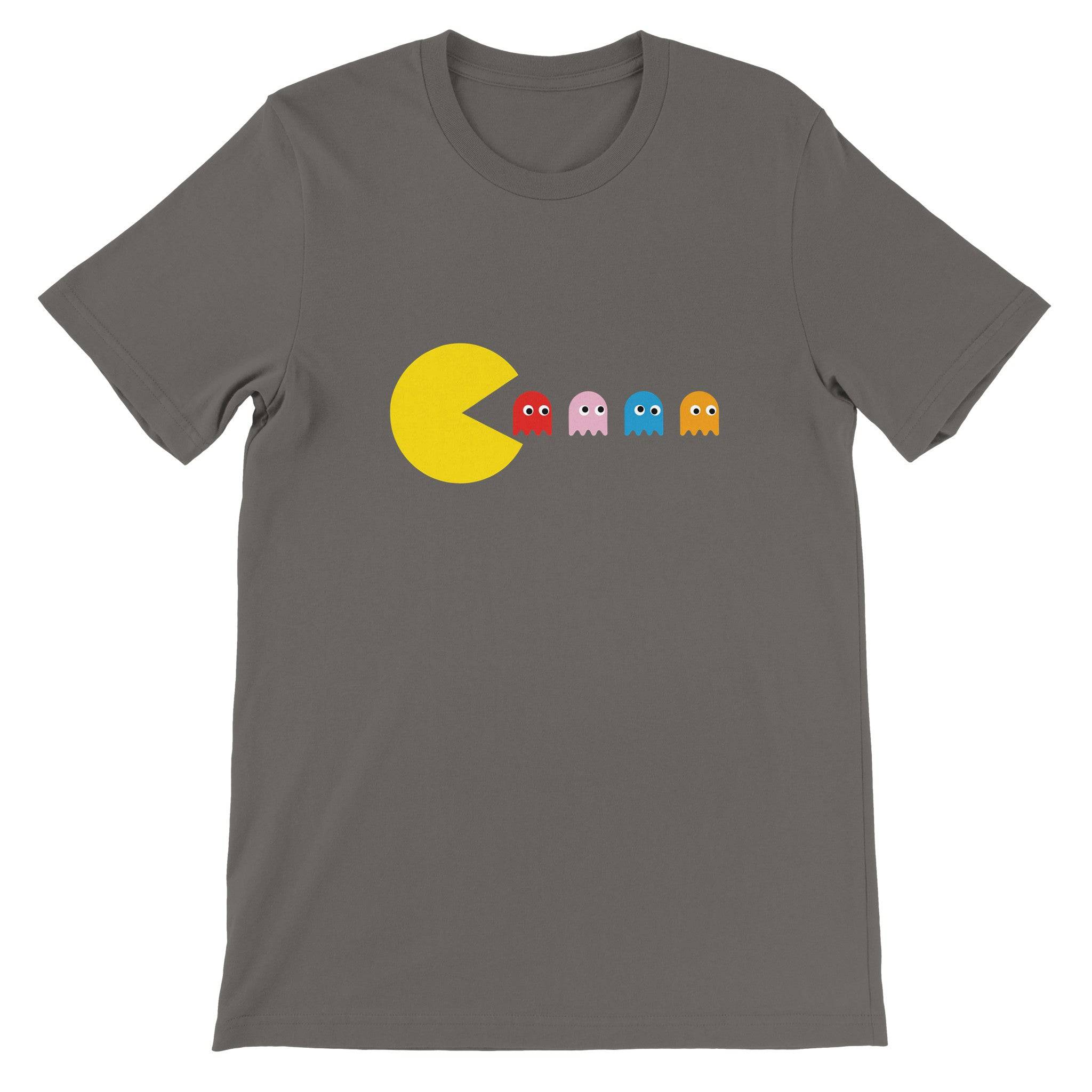Budget Unisex Crewneck T-shirt/Pac-man-2 - Enet Images