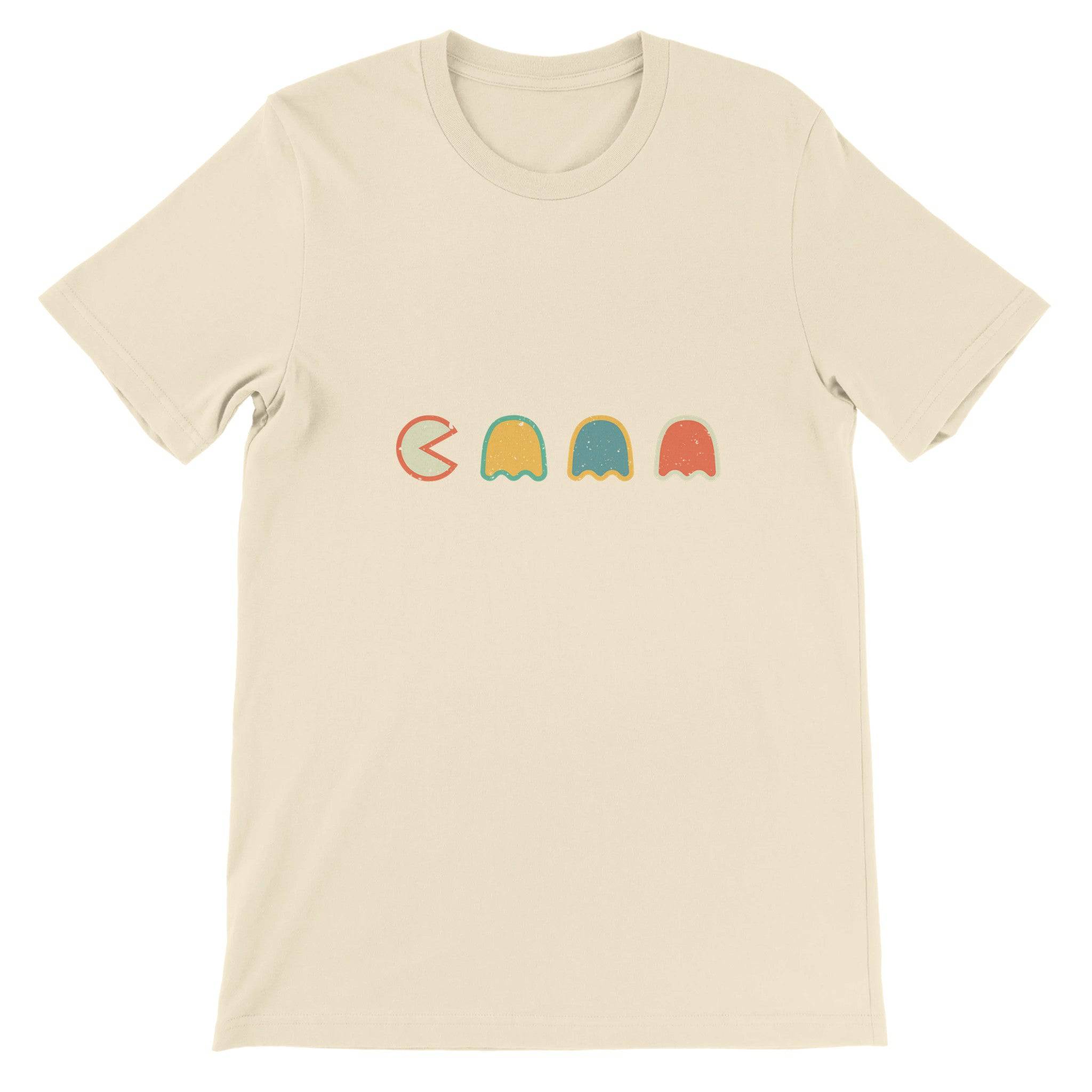 Budget Unisex Crewneck T-shirt/Pac-man - Enet Images