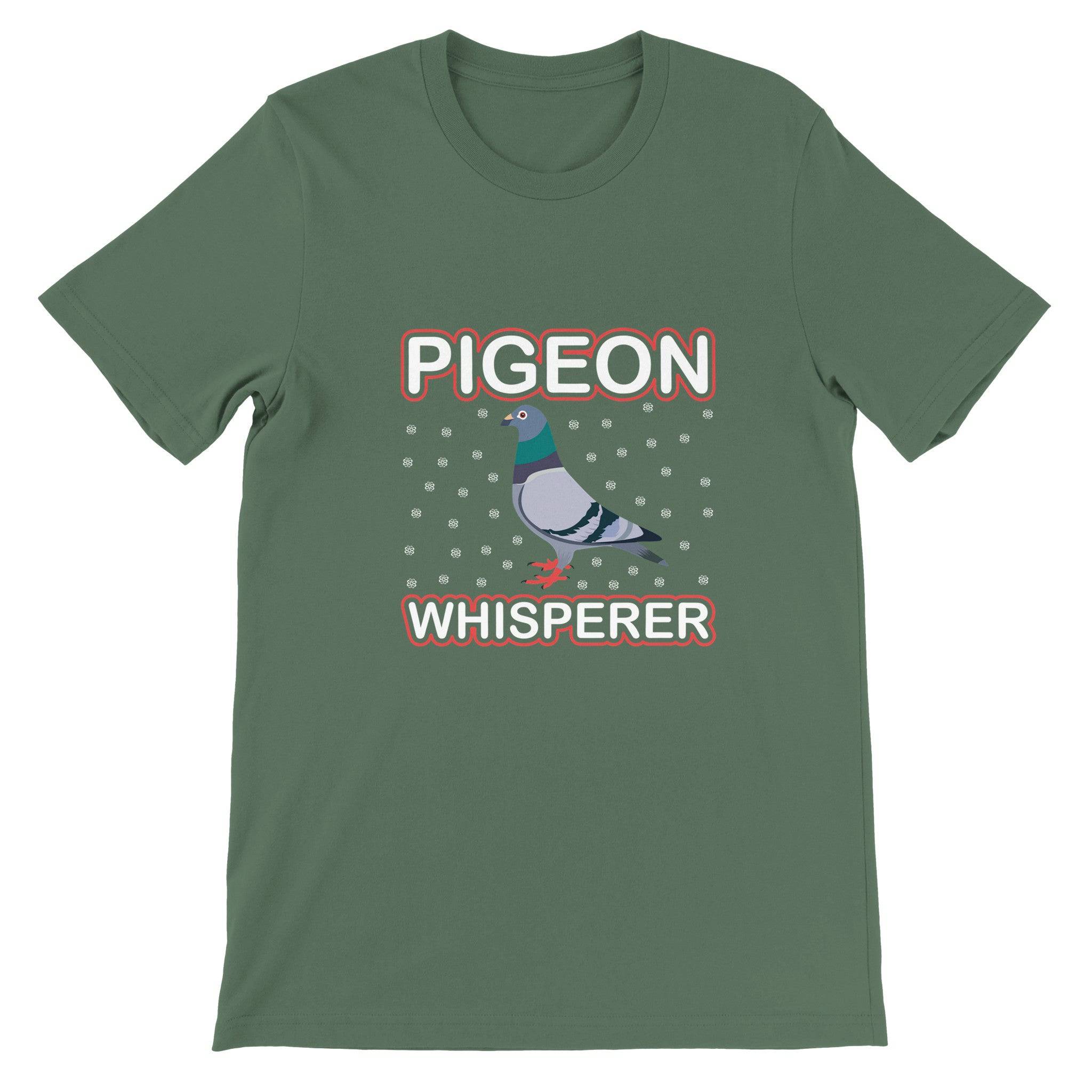 Budget Unisex Crewneck T-shirt/Pigeon-Wishperer - Enet Images