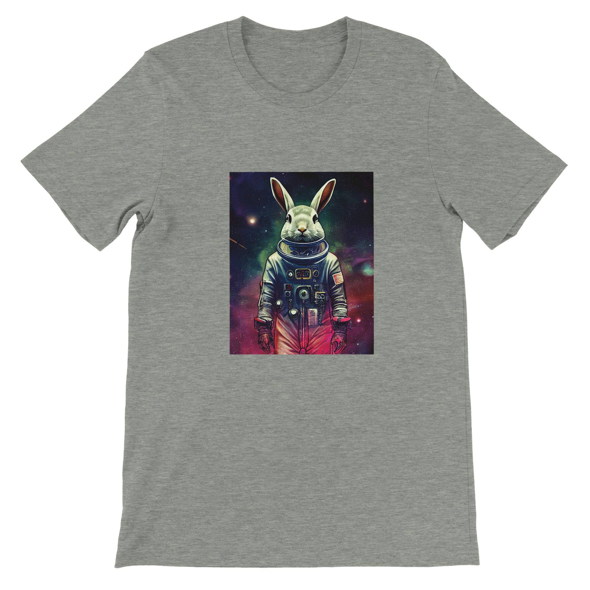 Budget Unisex Crewneck T-shirt/Rabbit-Astronaut - Enet Images