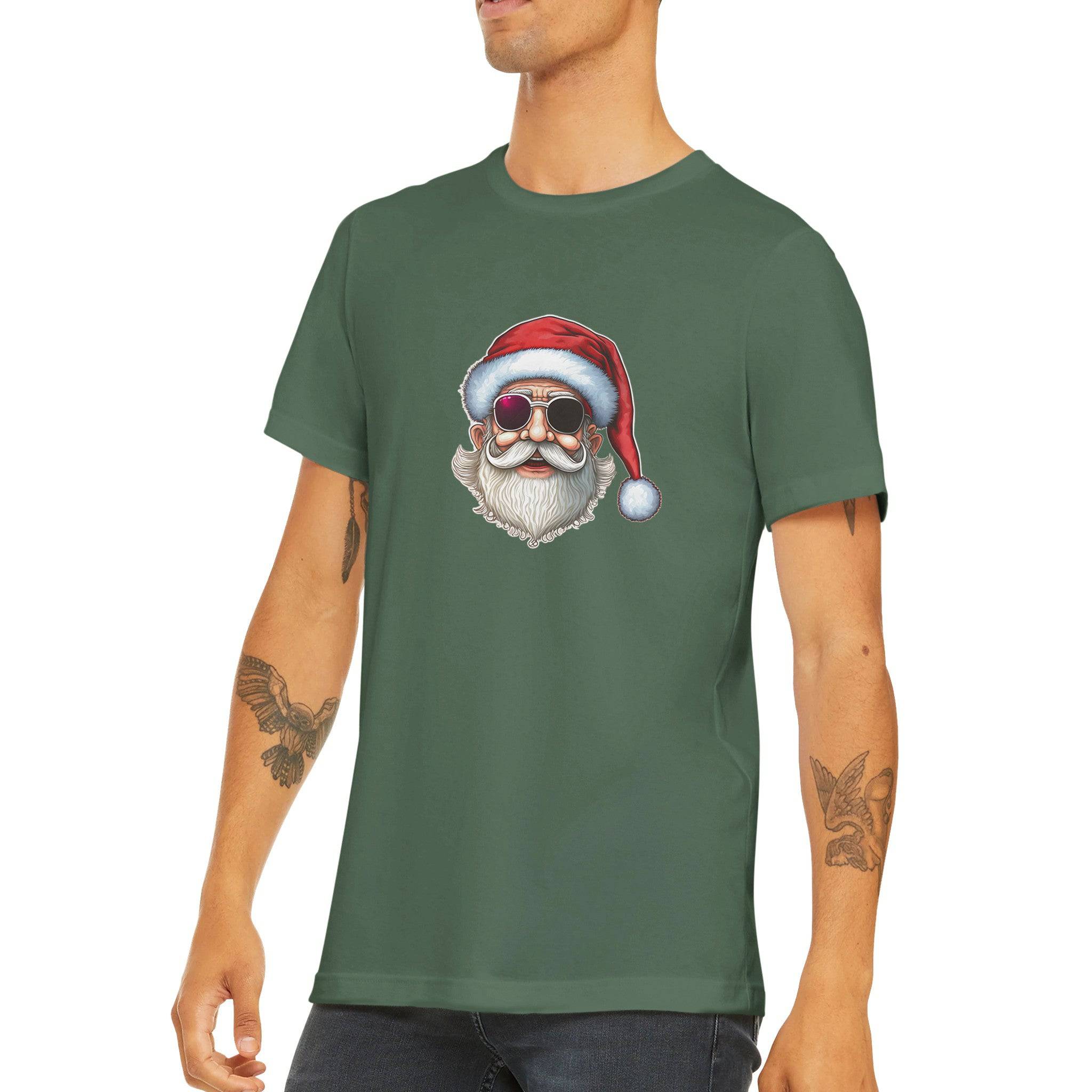 Budget Unisex Crewneck T-shirt/Santa - Enet Images