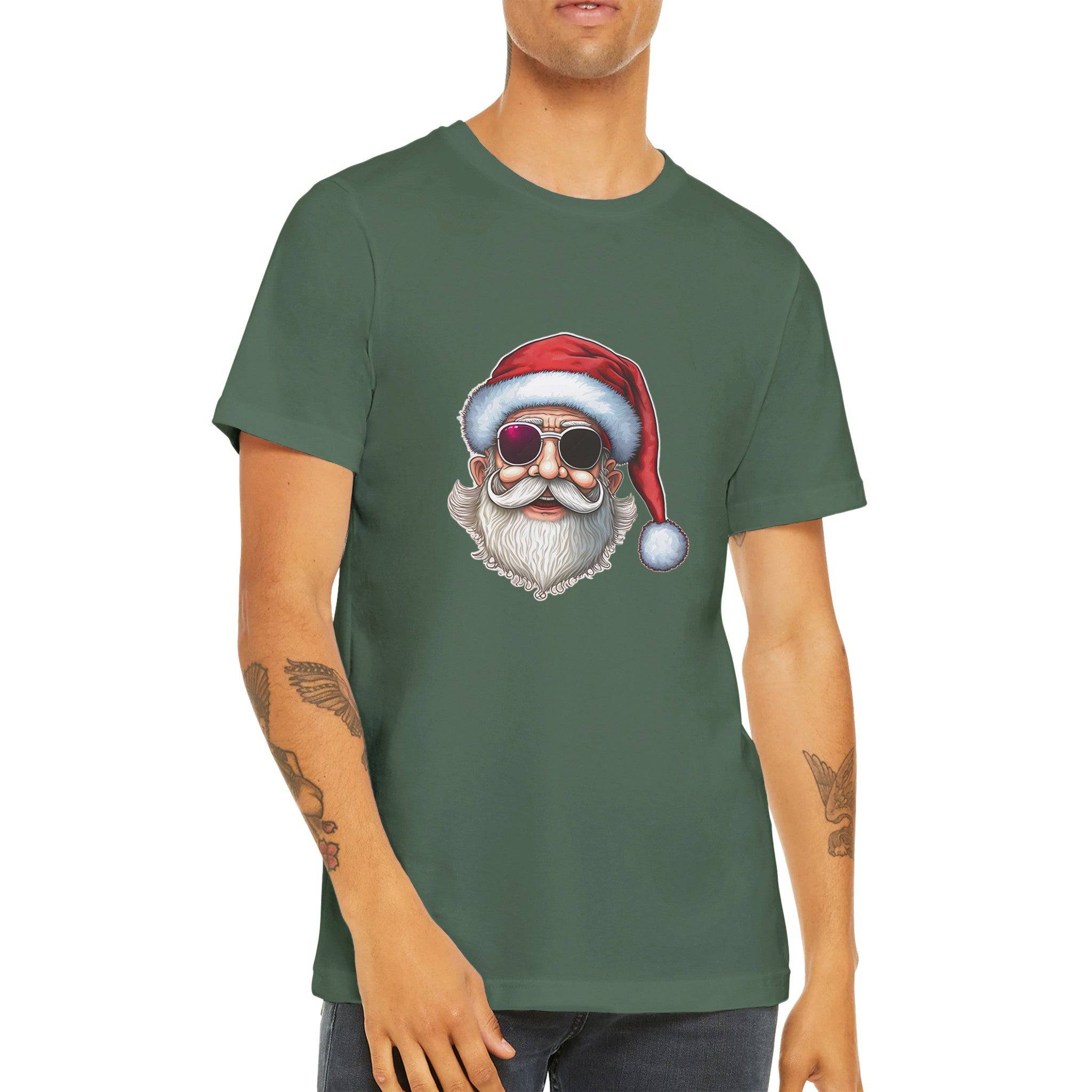 Budget Unisex Crewneck T-shirt/Santa - Enet Images