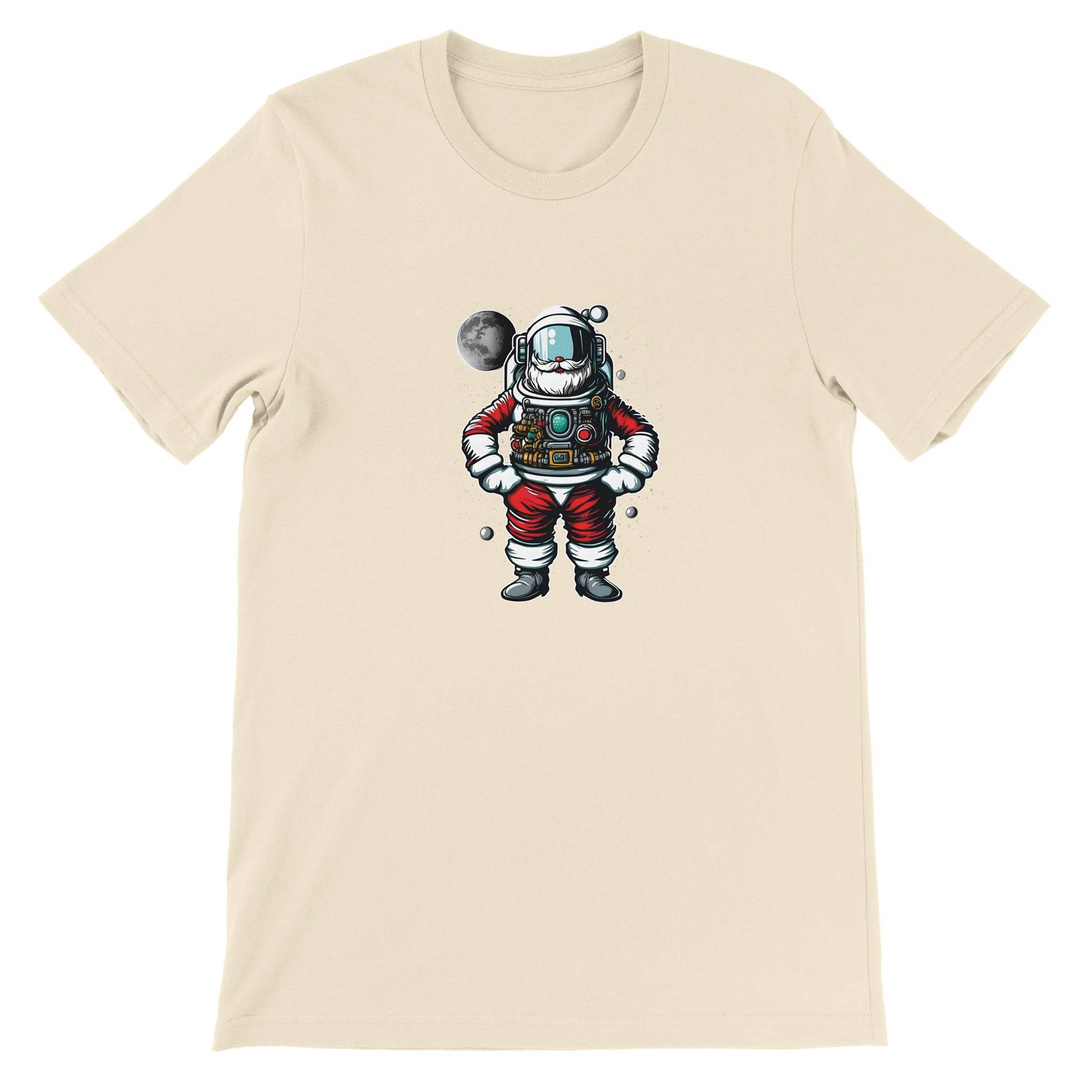 Budget Unisex Crewneck T-shirt/Santa-Astronaut - Enet Images