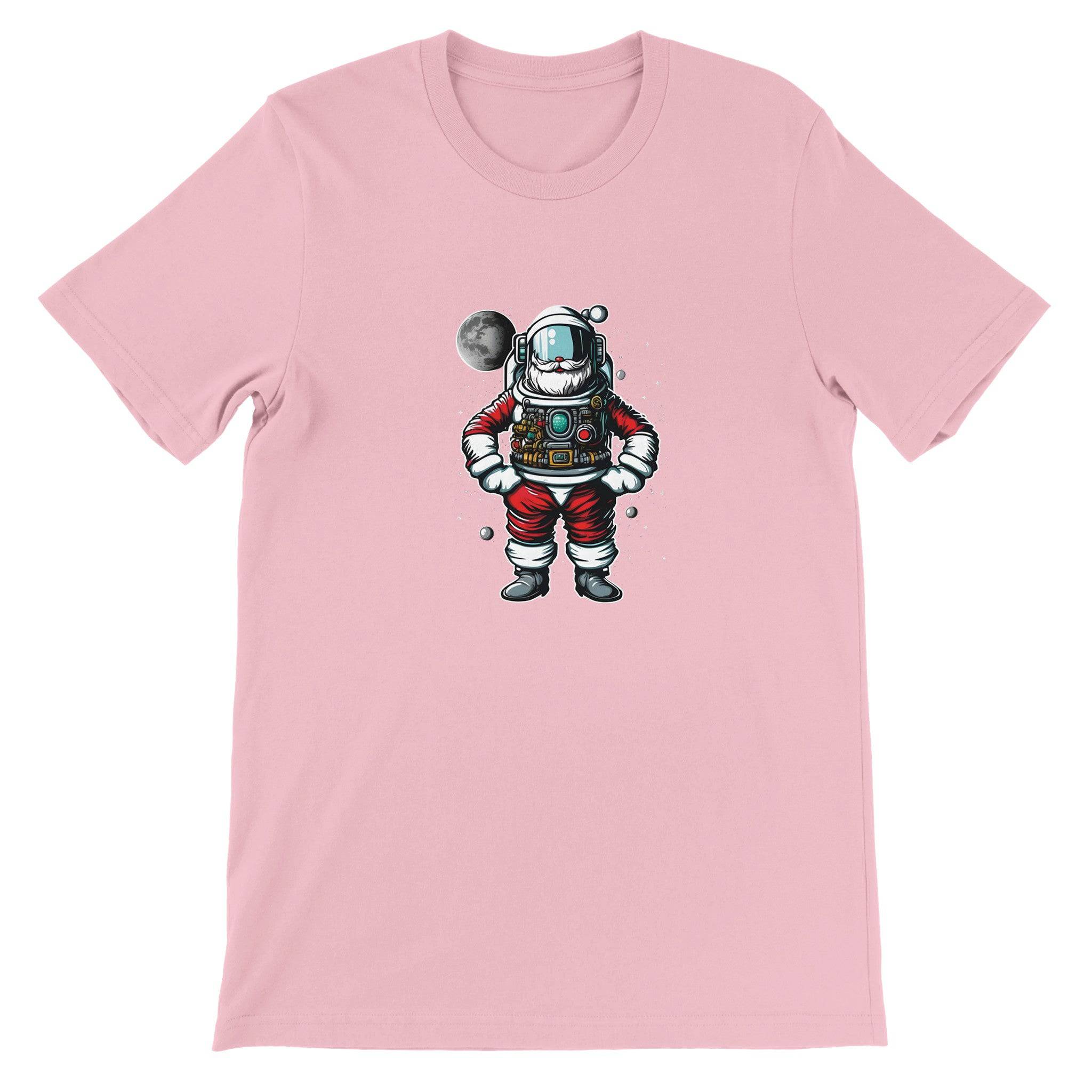 Budget Unisex Crewneck T-shirt/Santa-Astronaut - Enet Images