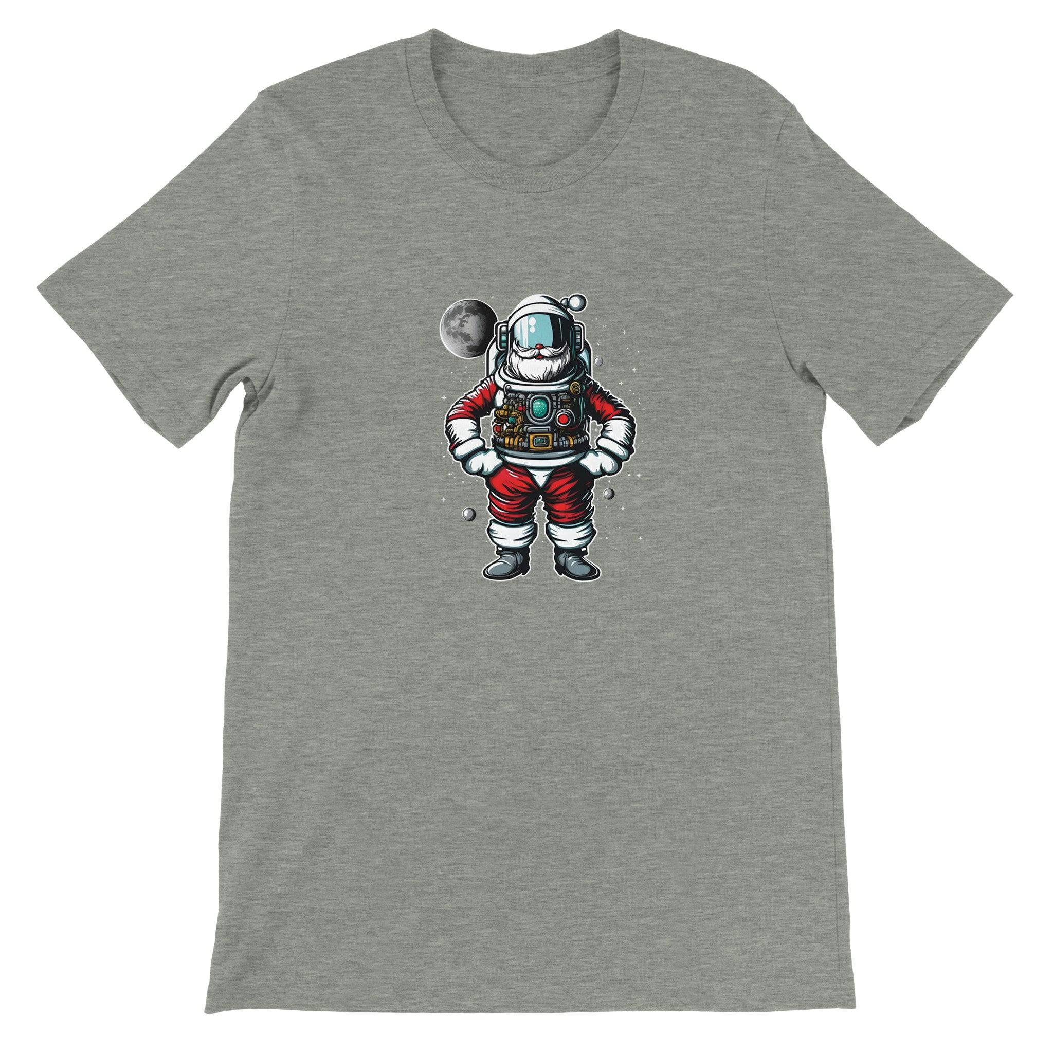 Budget Unisex Crewneck T-shirt/Santa-Astronaut - Enet Images