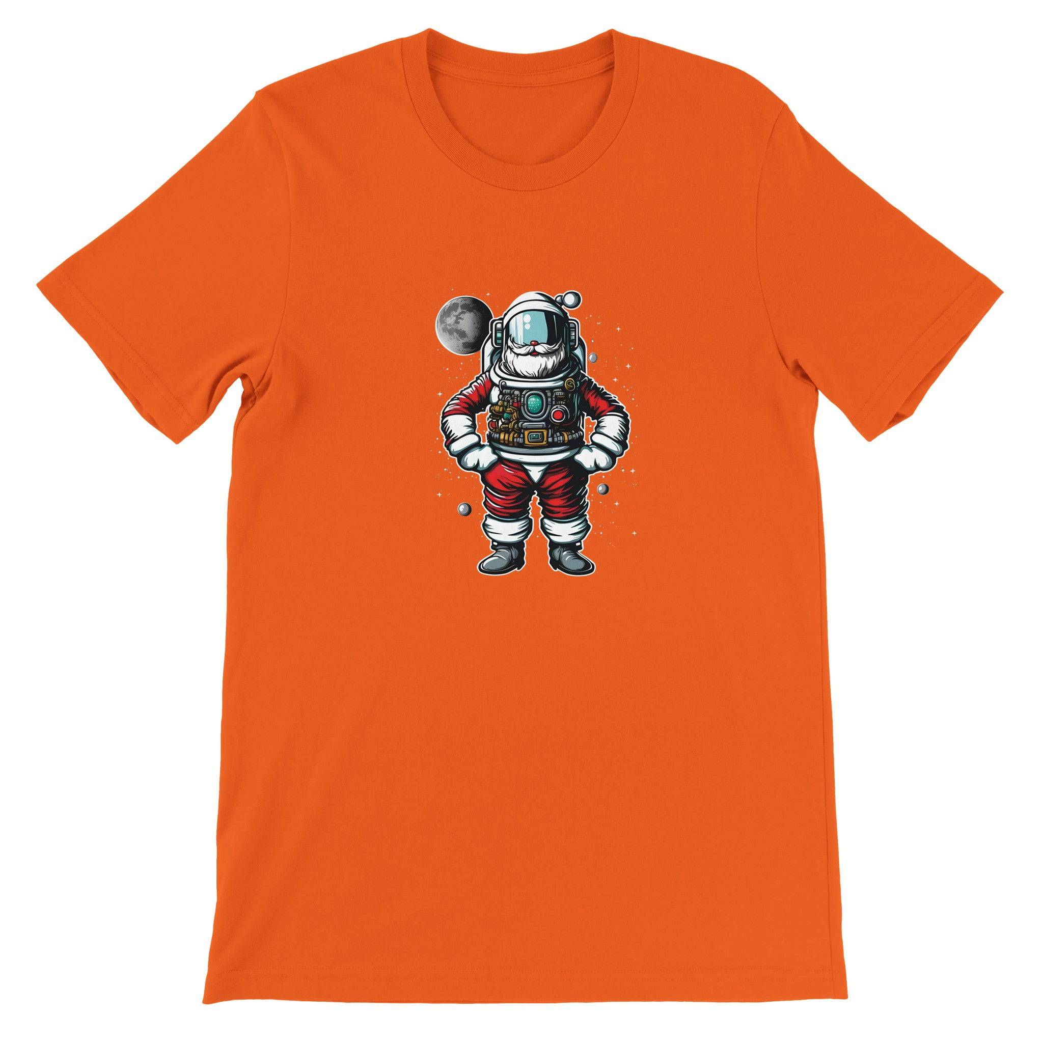 Budget Unisex Crewneck T-shirt/Santa-Astronaut - Enet Images