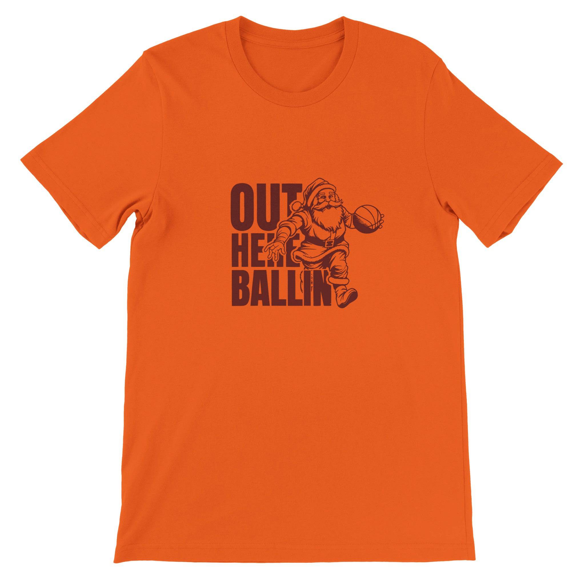 Budget Unisex Crewneck T-shirt/Santa-Basket - Enet Images