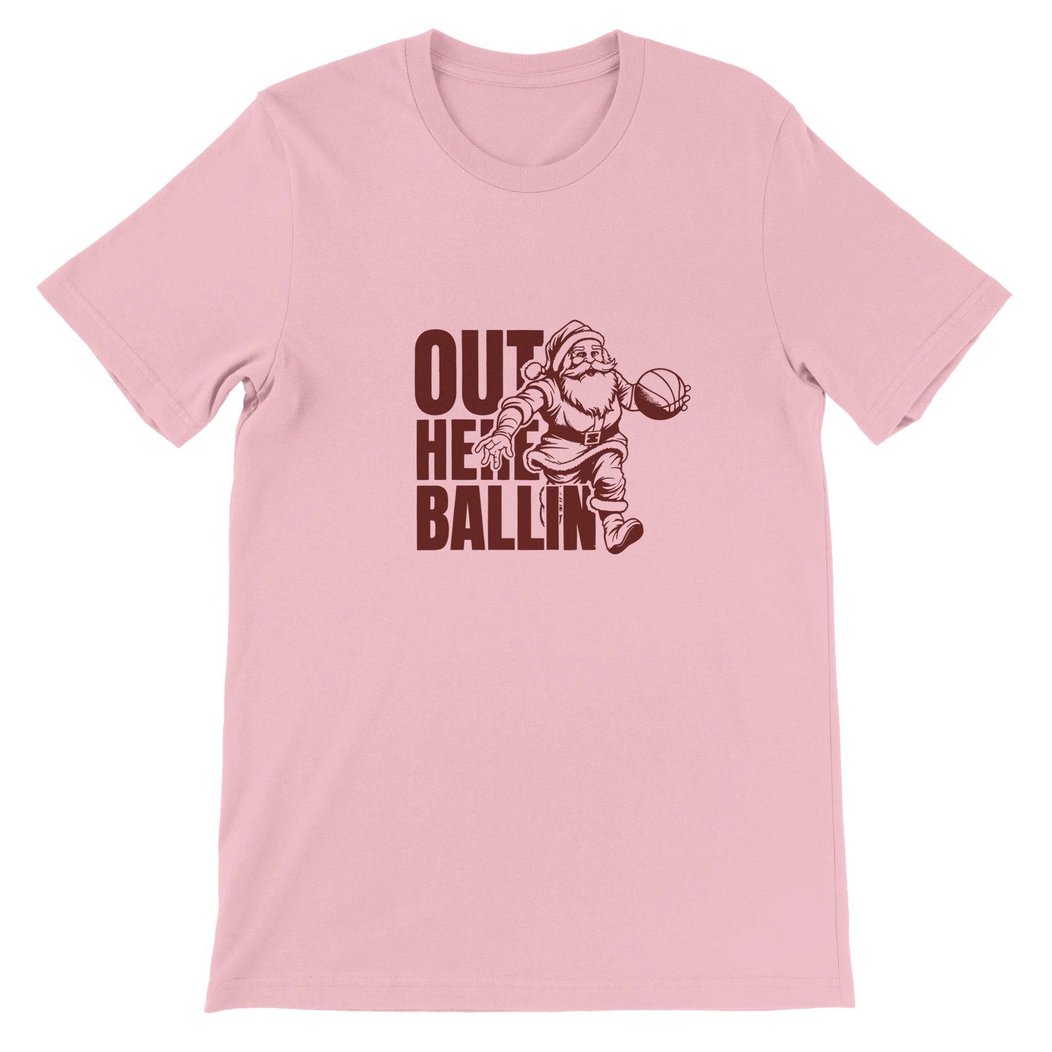 Budget Unisex Crewneck T-shirt/Santa-Basket - Enet Images