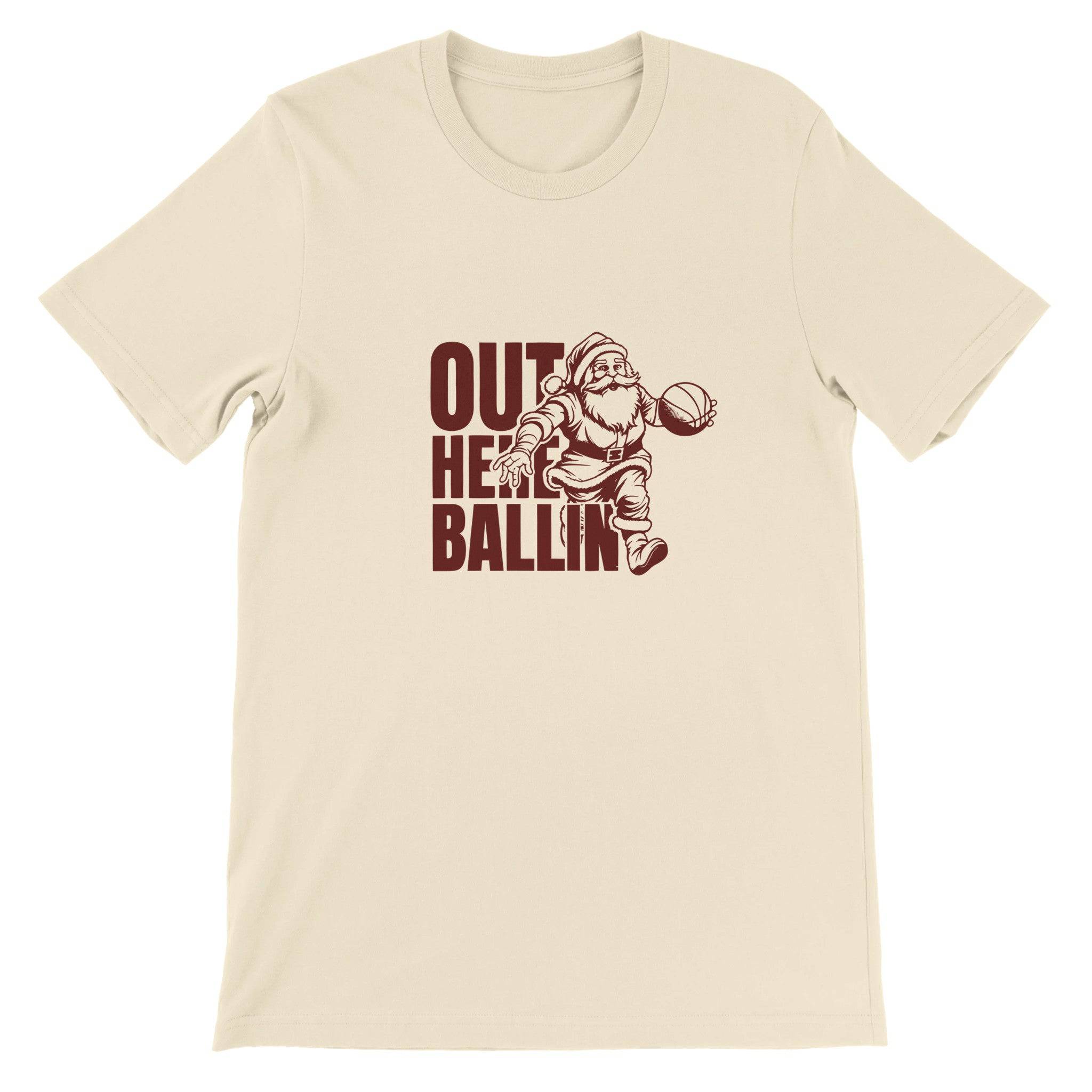 Budget Unisex Crewneck T-shirt/Santa-Basket - Enet Images