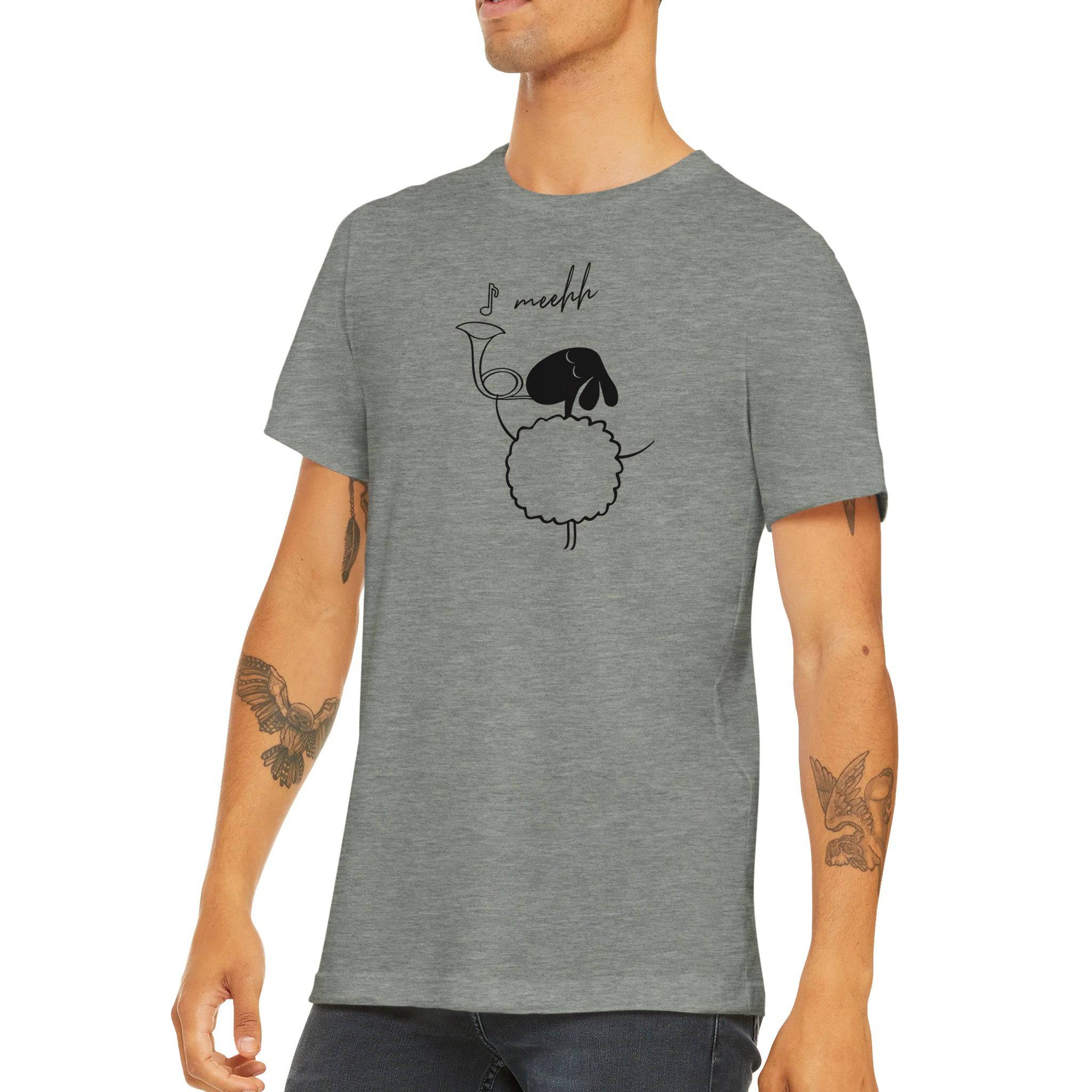 Budget Unisex Crewneck T-shirt/Shee-Sax-Meehh - Enet Images