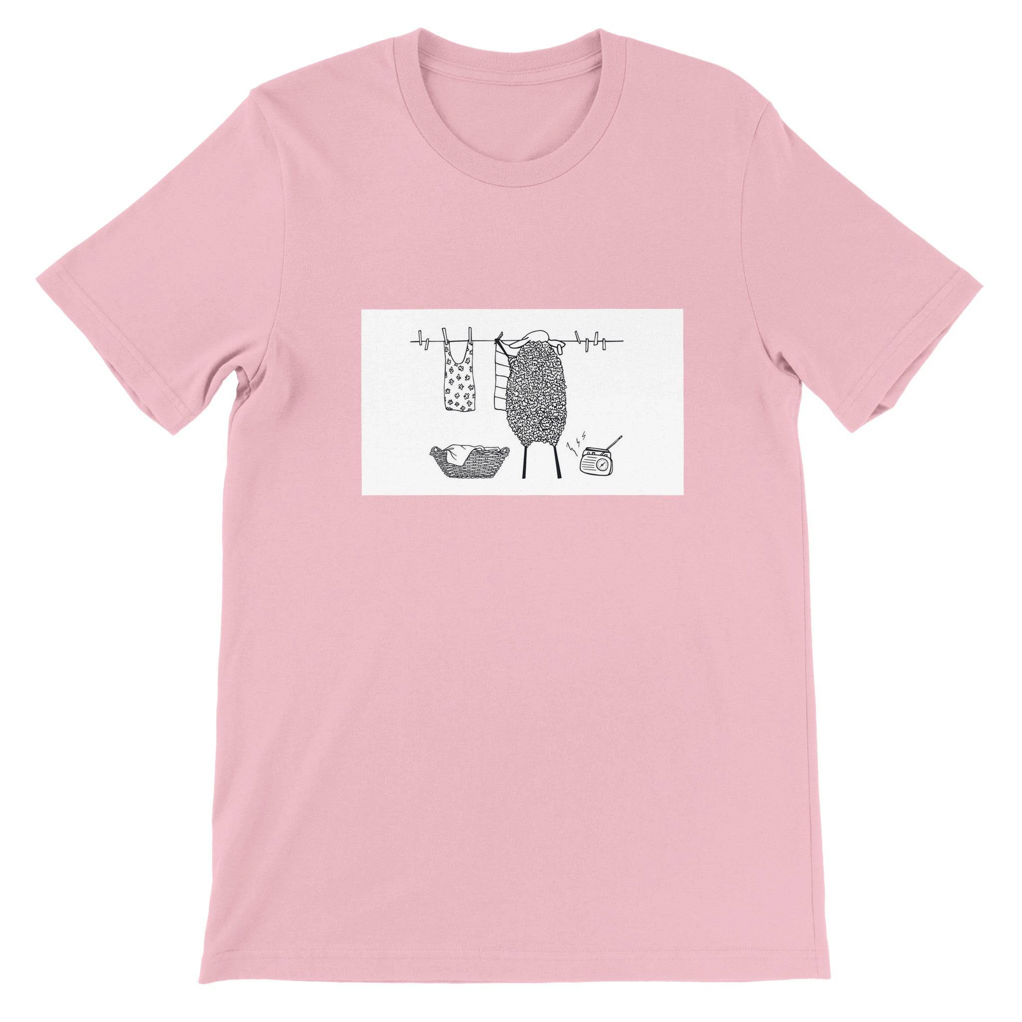 Budget Unisex Crewneck T-shirt/Sheep-Housewife - Enet Images