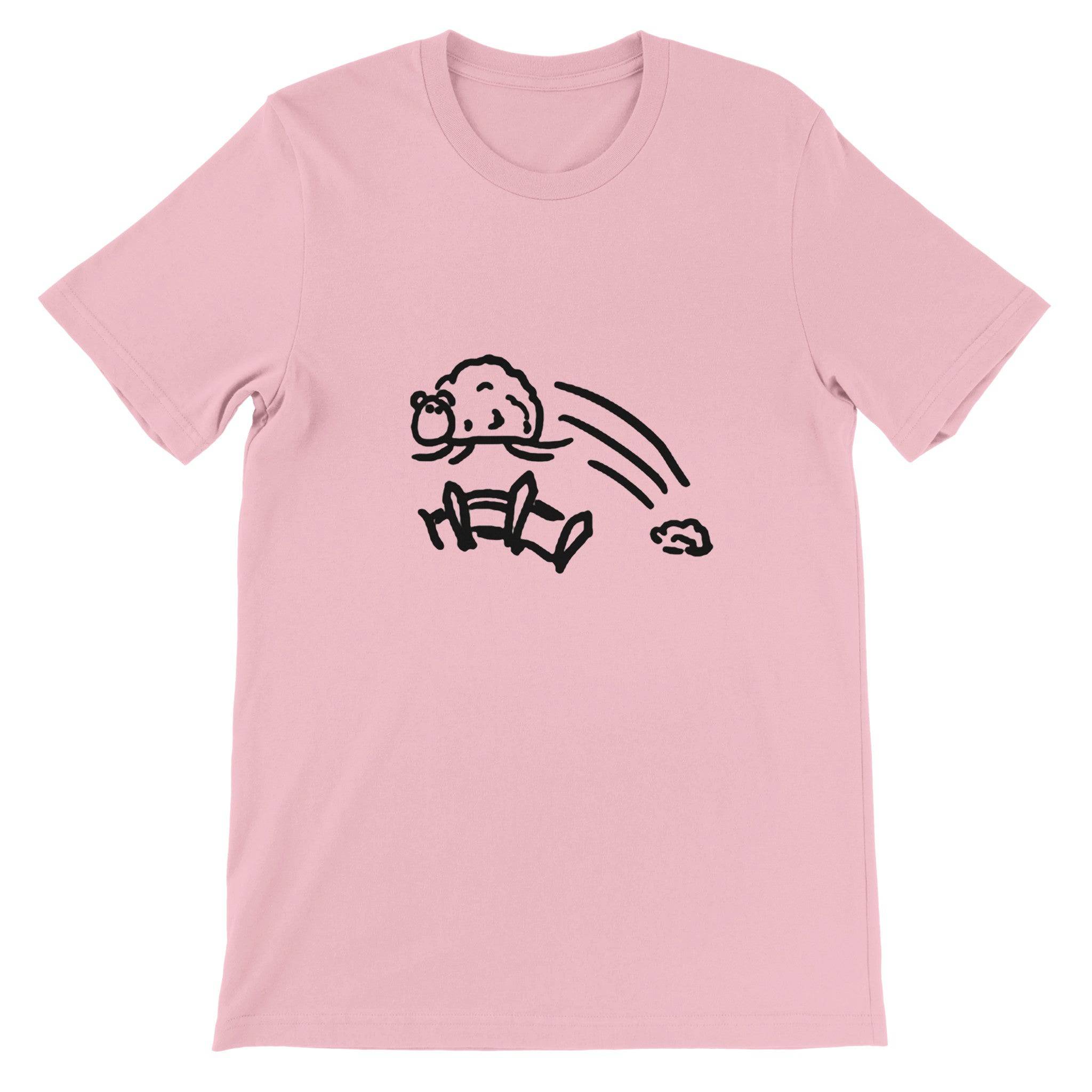 Budget Unisex Crewneck T-shirt/Sheep-Jumping-The-Fence - Enet Images