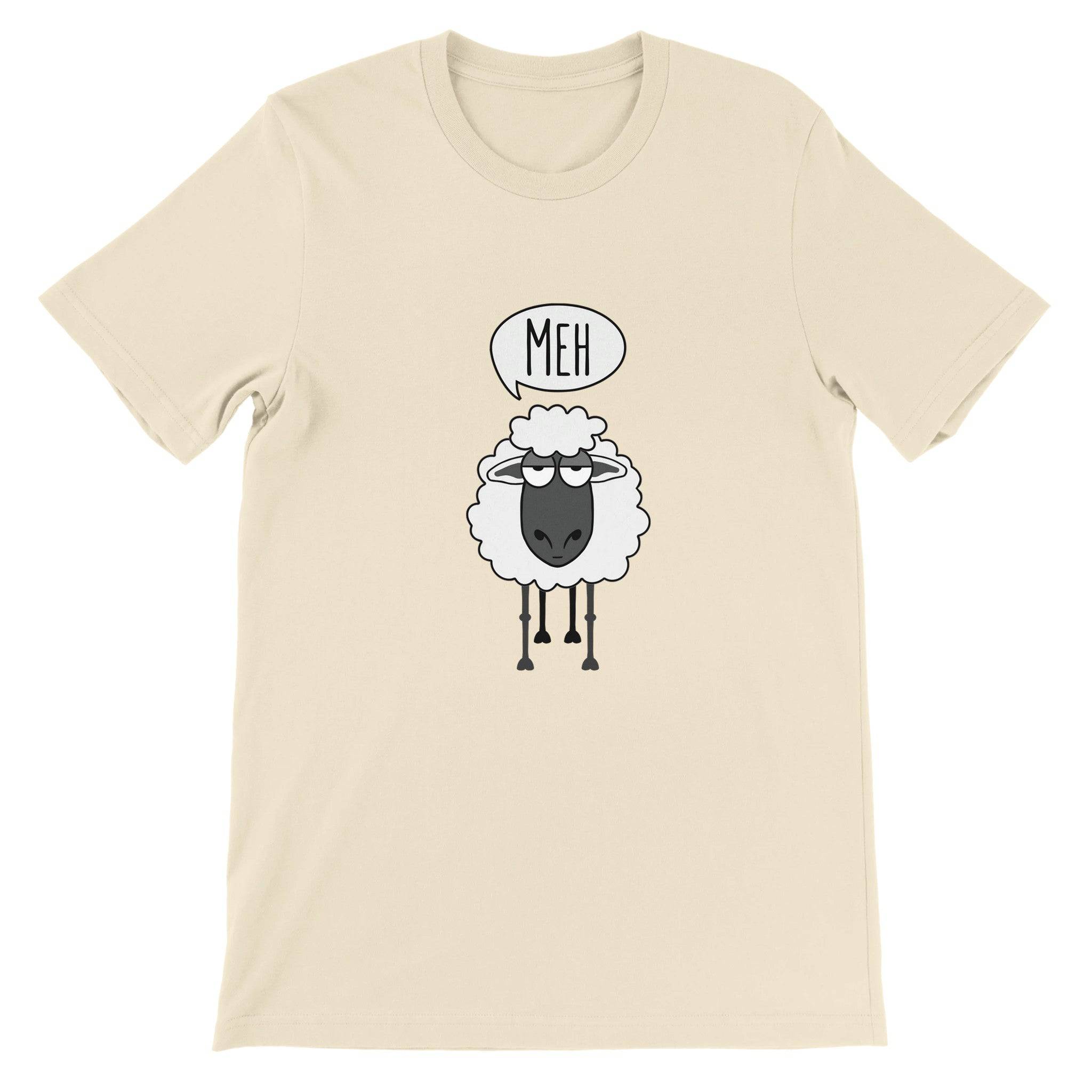 Budget Unisex Crewneck T-shirt/Sheep-Meh - Enet Images