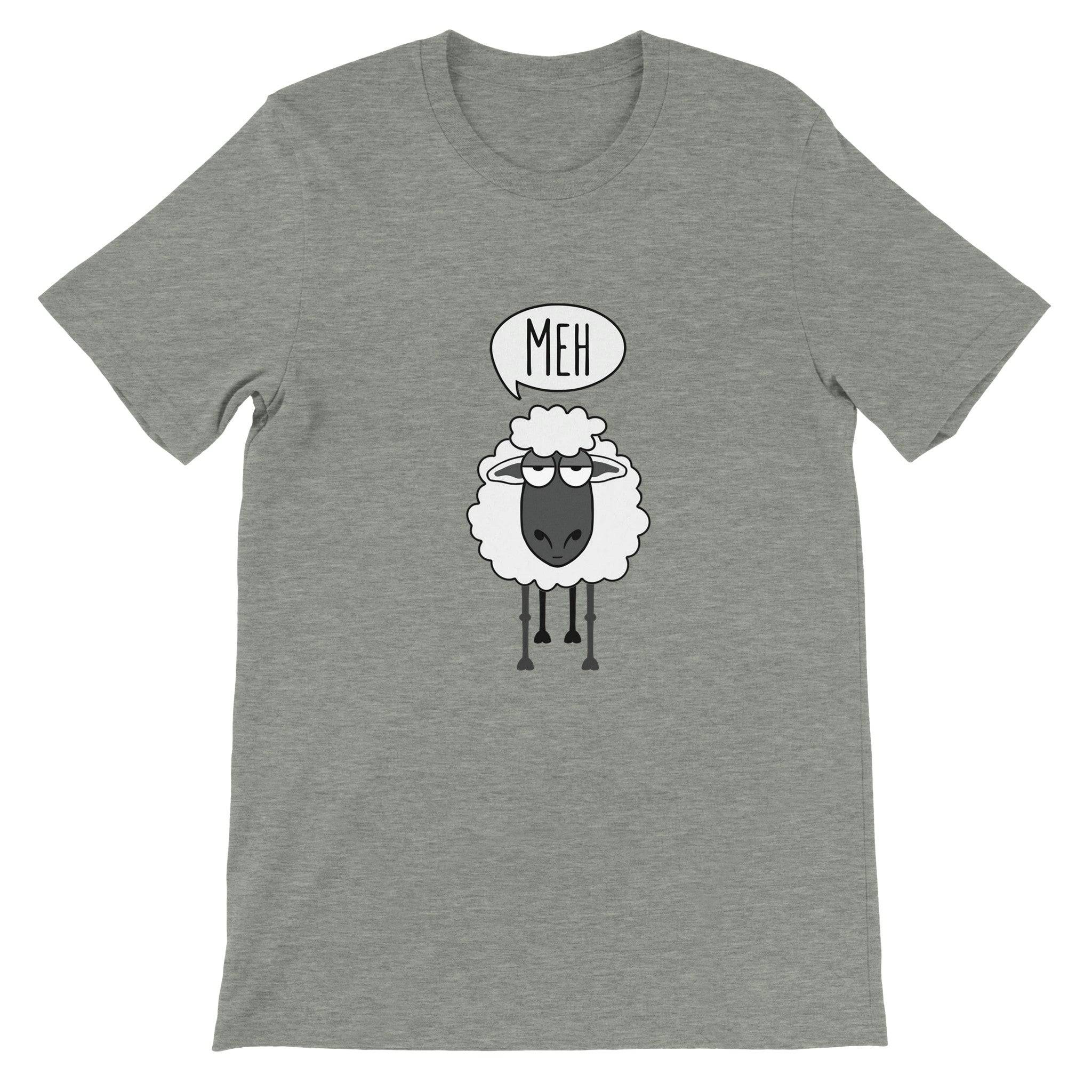 Budget Unisex Crewneck T-shirt/Sheep-Meh - Enet Images
