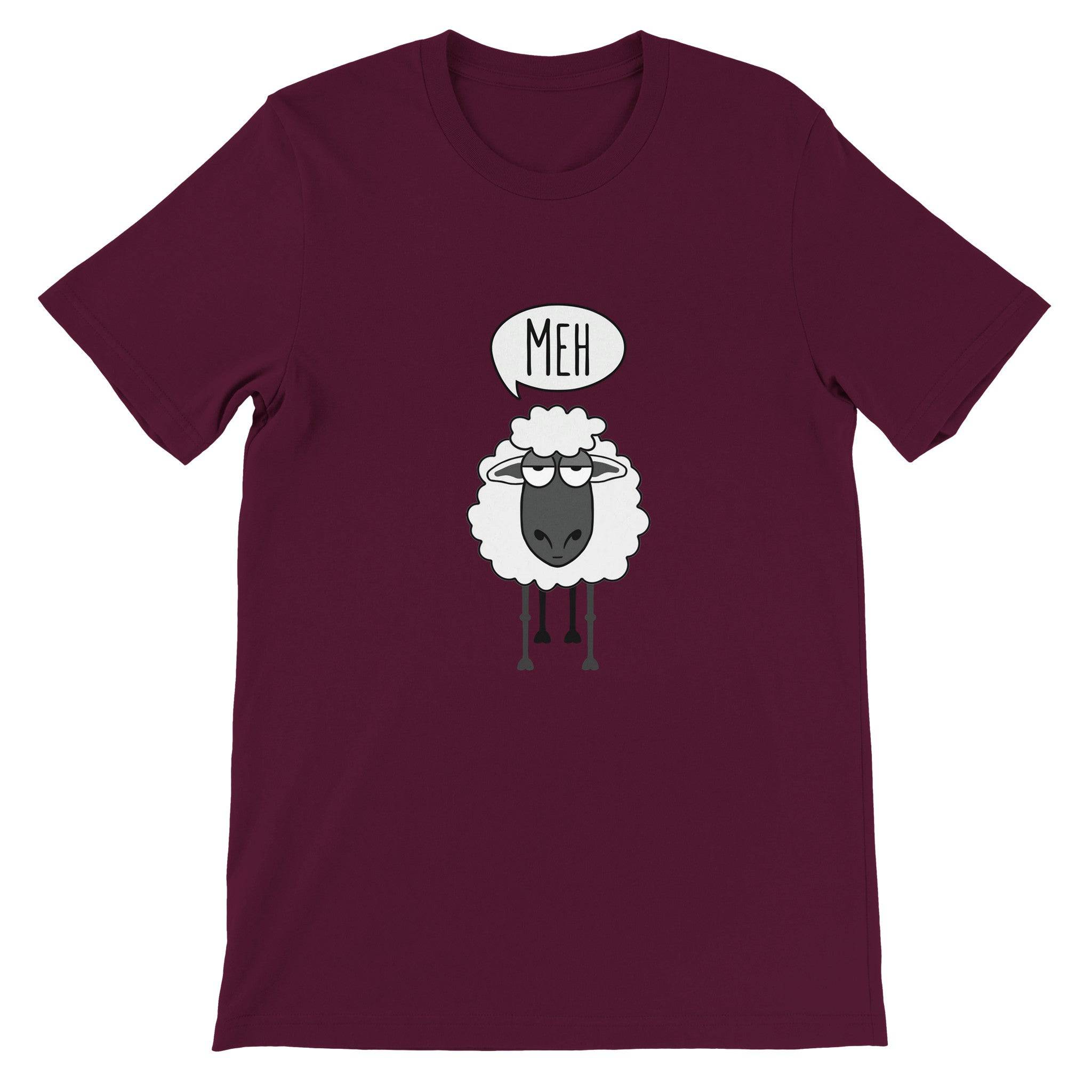 Budget Unisex Crewneck T-shirt/Sheep-Meh - Enet Images