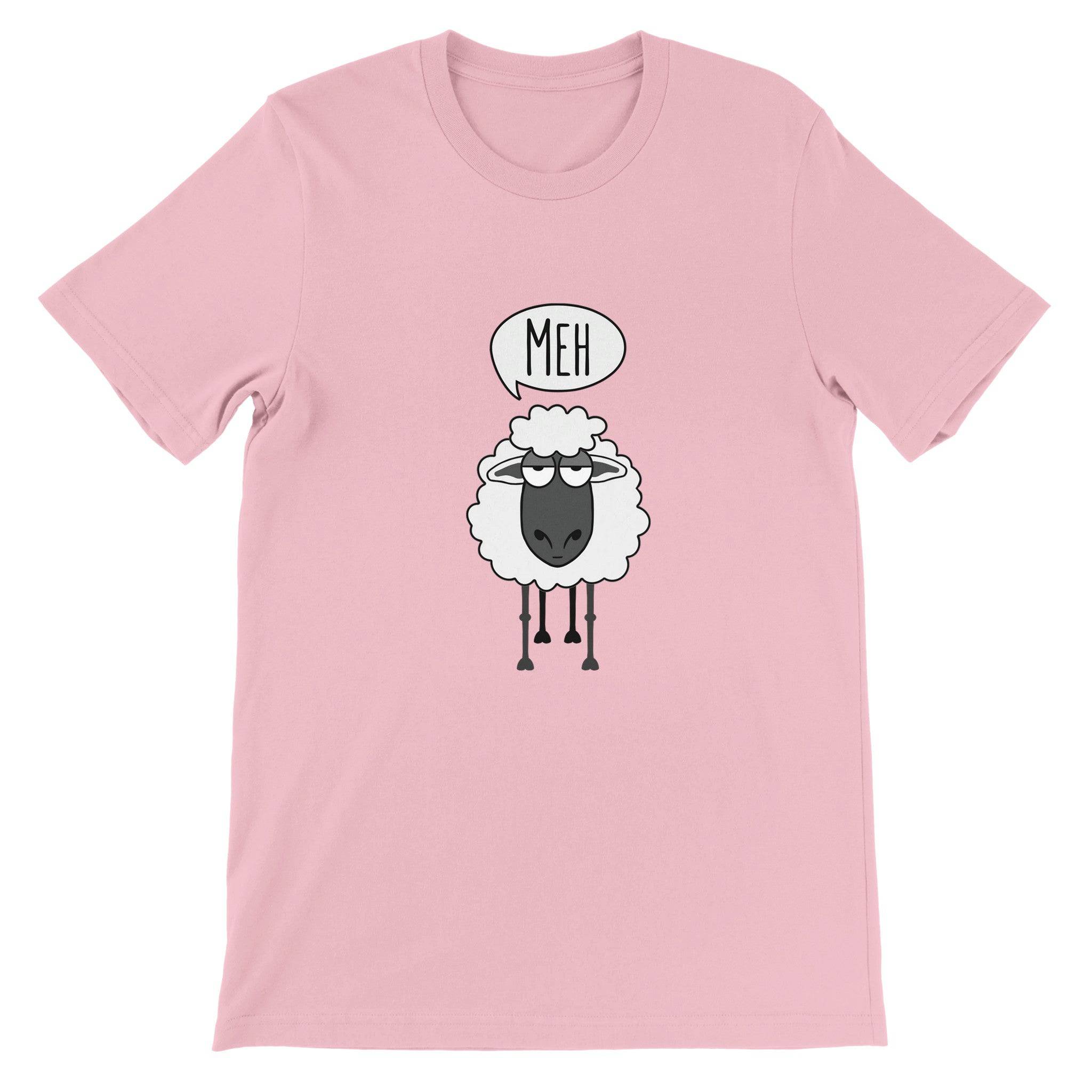 Budget Unisex Crewneck T-shirt/Sheep-Meh - Enet Images