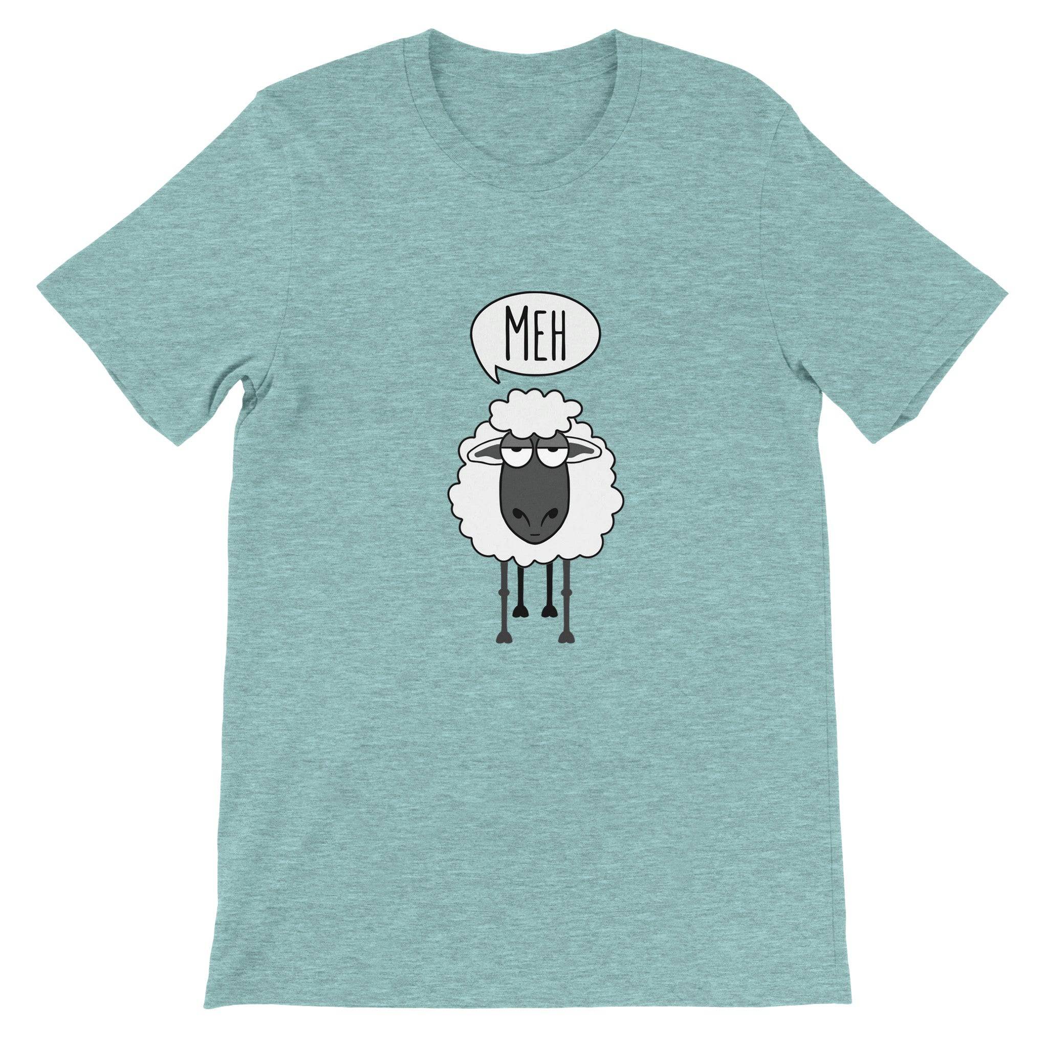 Budget Unisex Crewneck T-shirt/Sheep-Meh - Enet Images