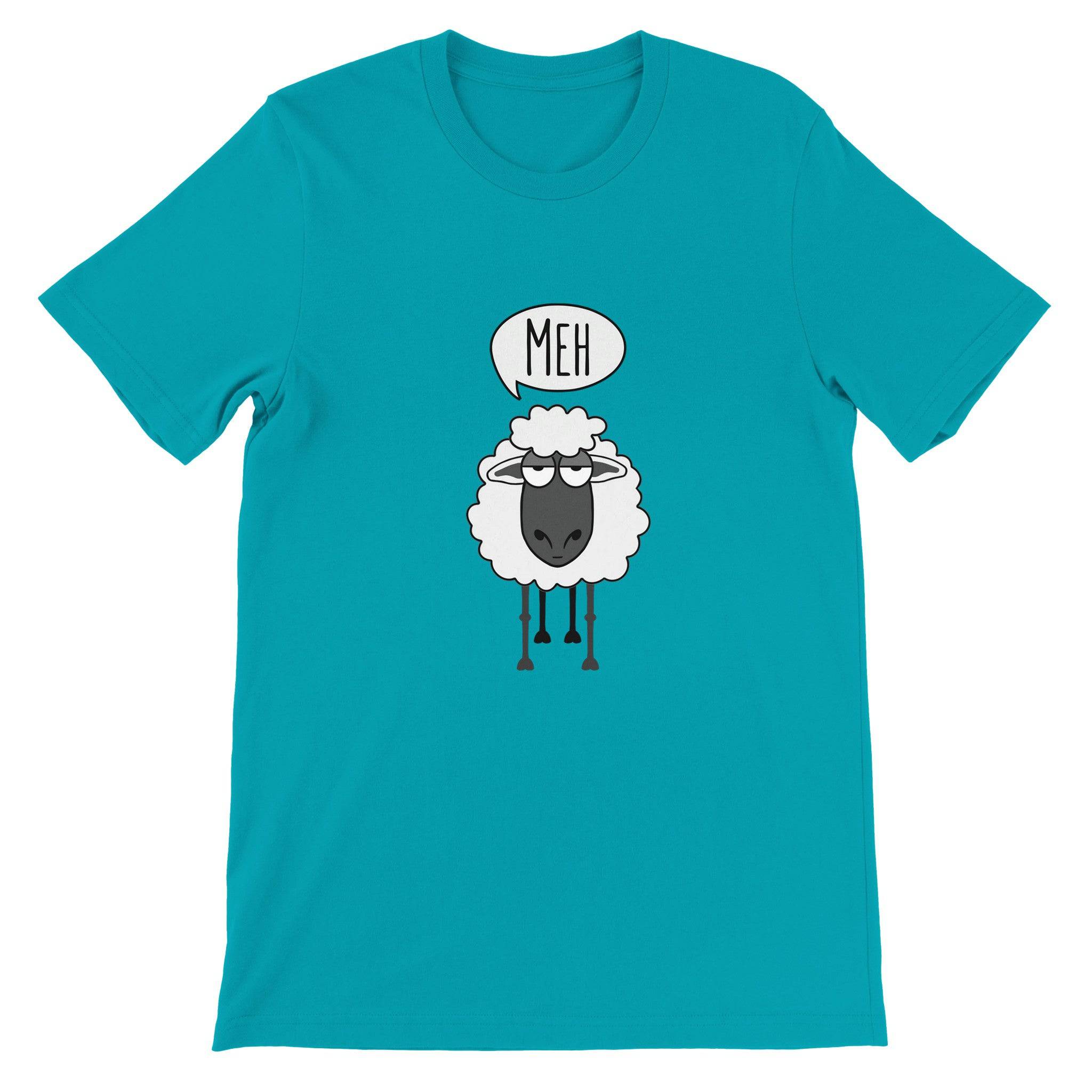 Budget Unisex Crewneck T-shirt/Sheep-Meh - Enet Images