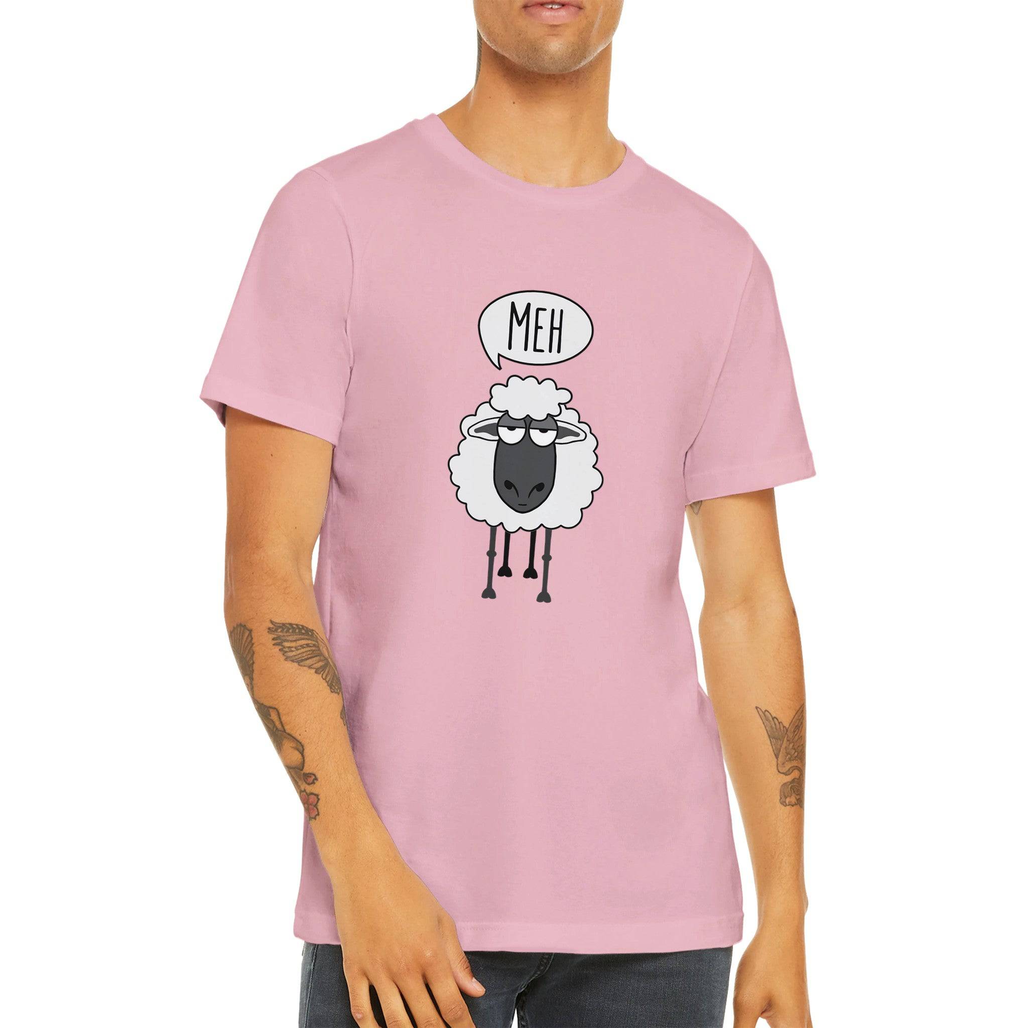 Budget Unisex Crewneck T-shirt/Sheep-Meh - Enet Images