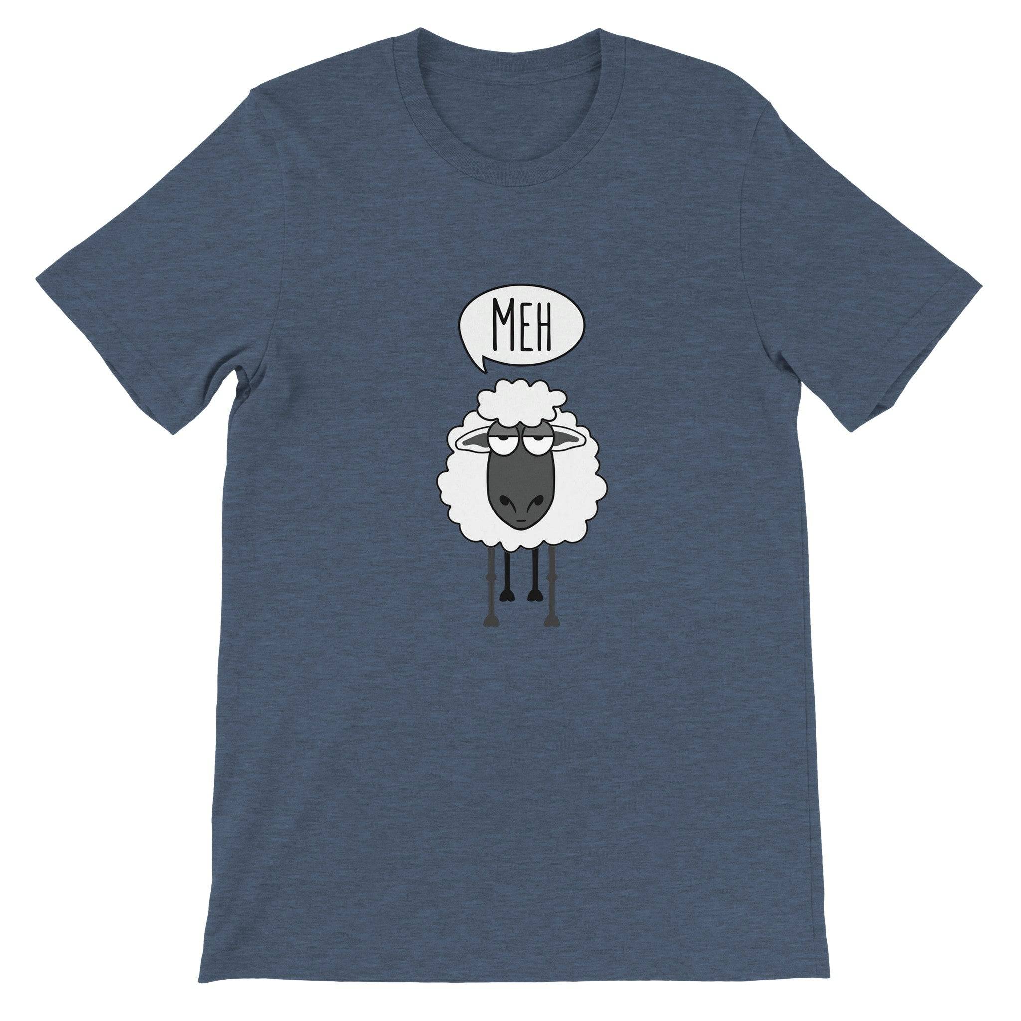 Budget Unisex Crewneck T-shirt/Sheep-Meh - Enet Images