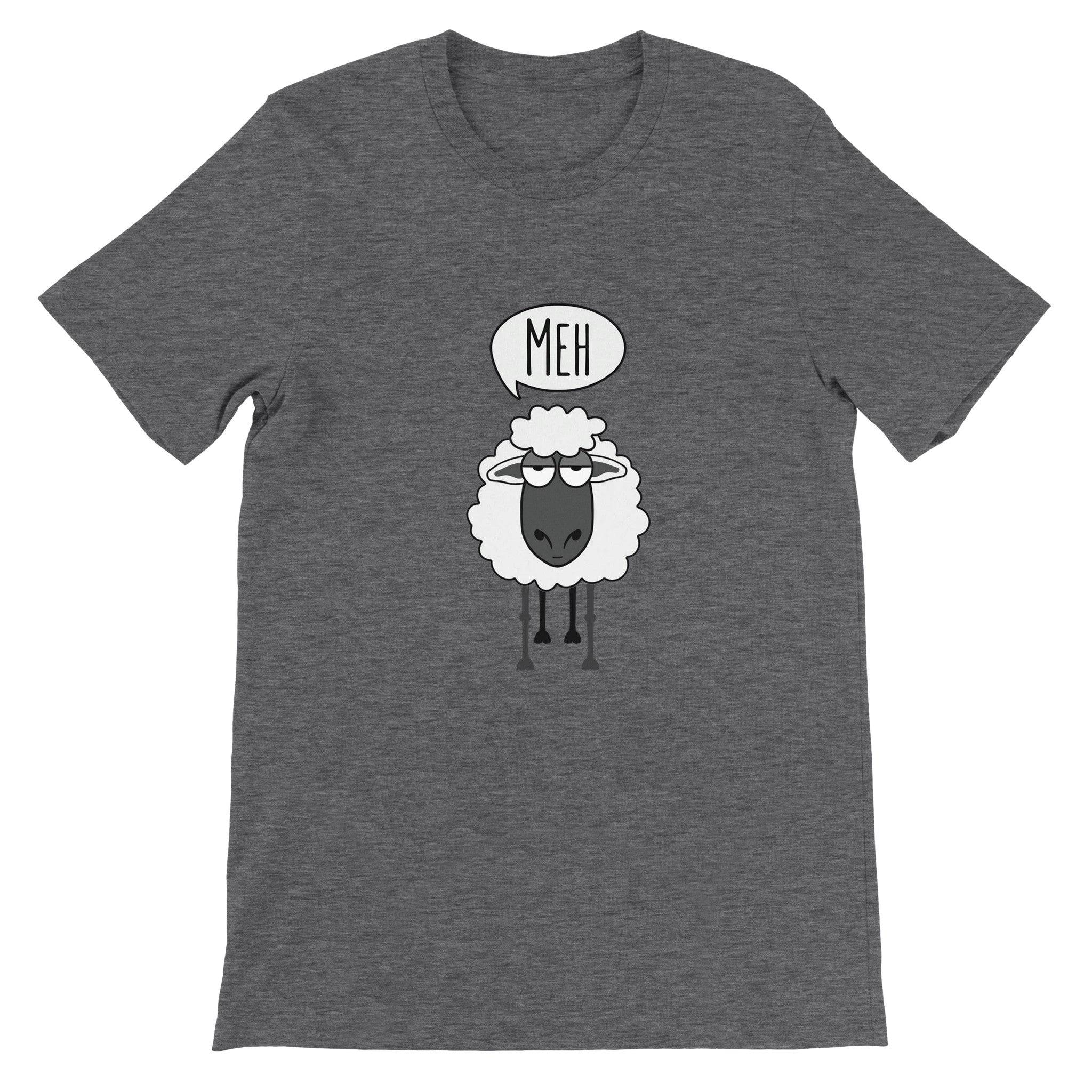 Budget Unisex Crewneck T-shirt/Sheep-Meh - Enet Images