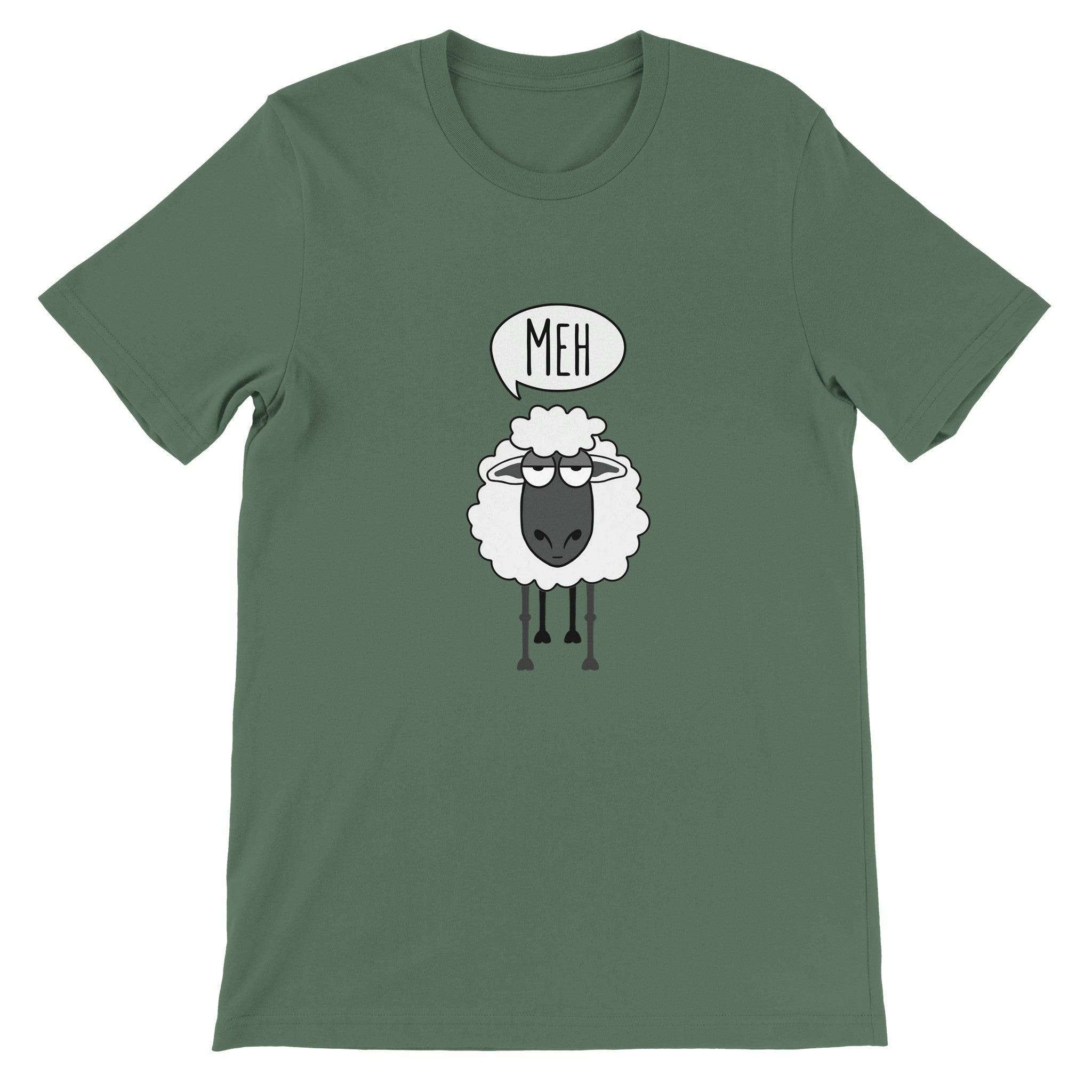 Budget Unisex Crewneck T-shirt/Sheep-Meh - Enet Images