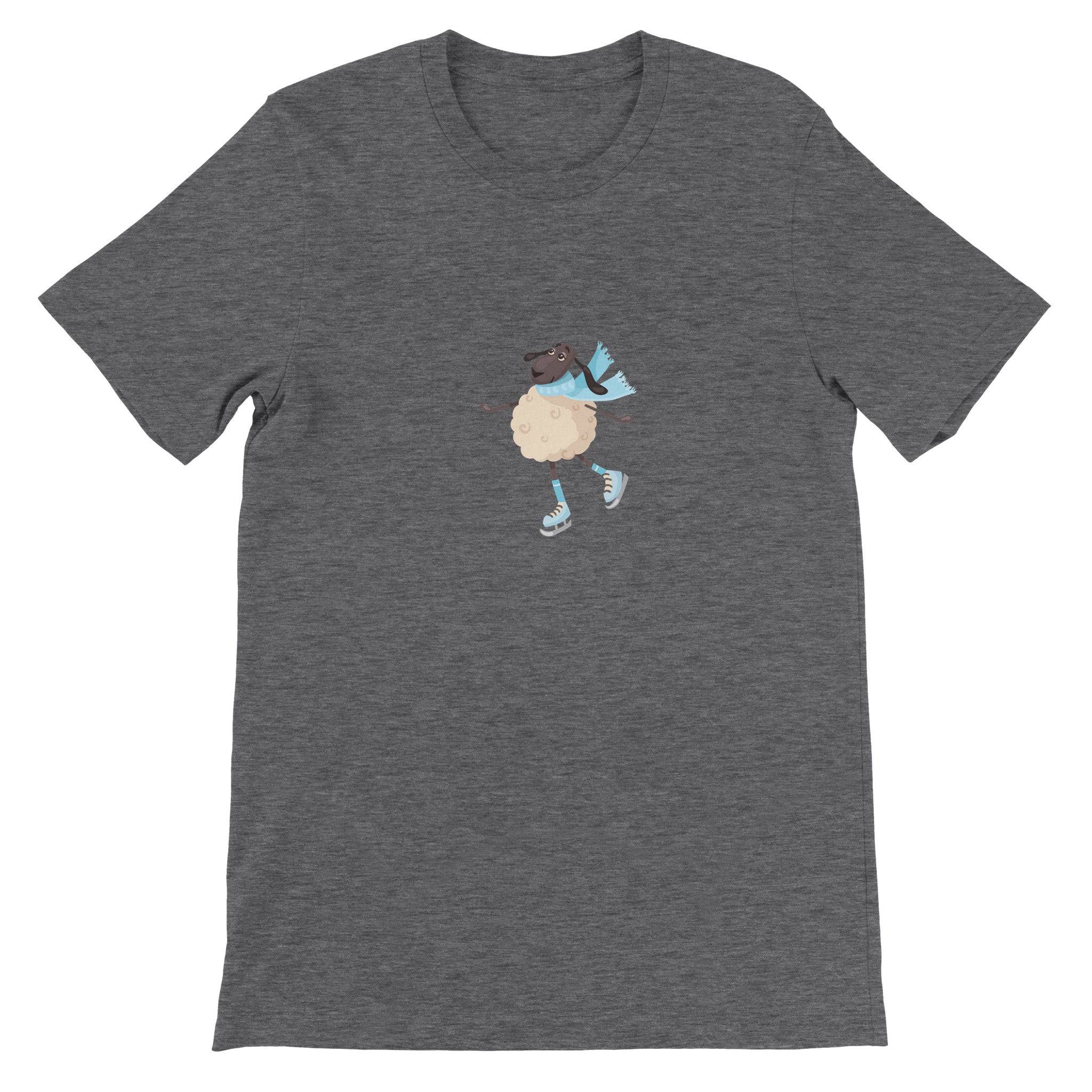 Budget Unisex Crewneck T-shirt/Sheep-Skating - Enet Images