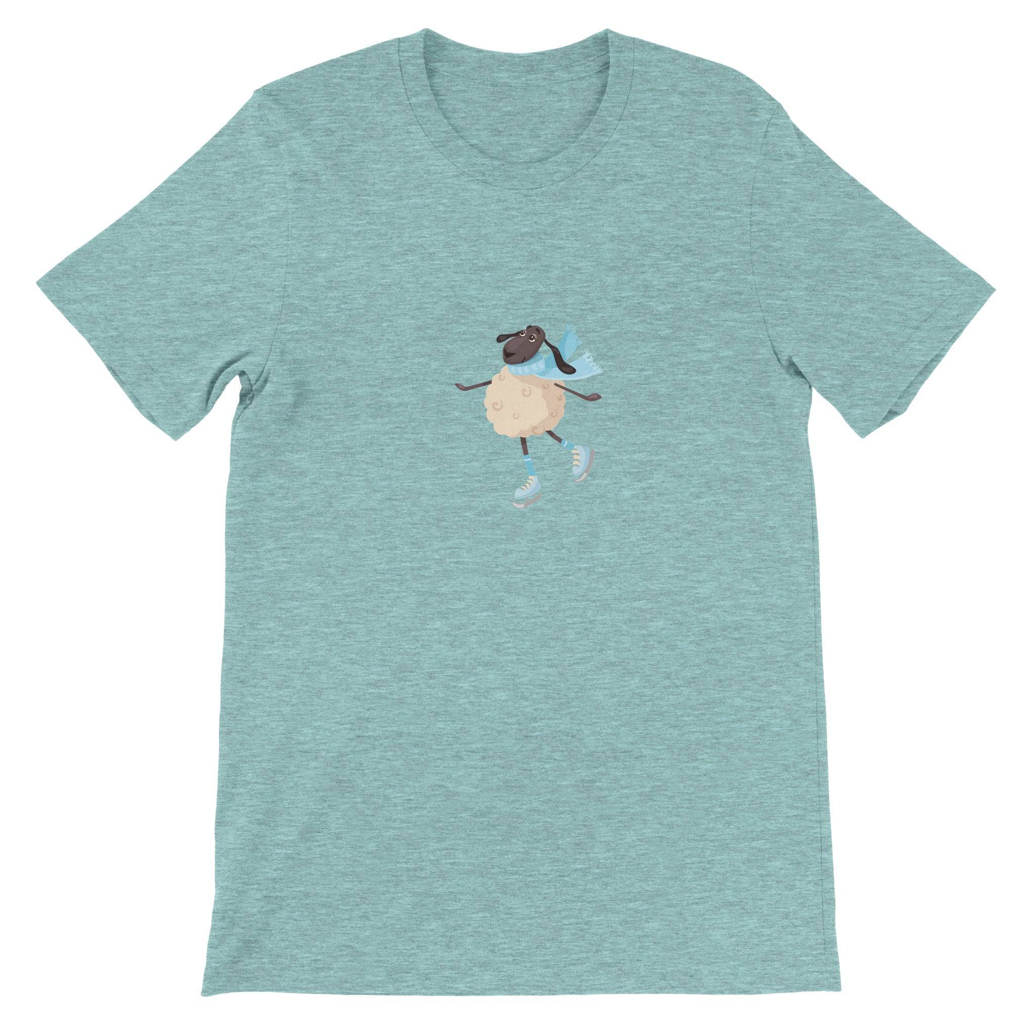 Budget Unisex Crewneck T-shirt/Sheep-Skating - Enet Images