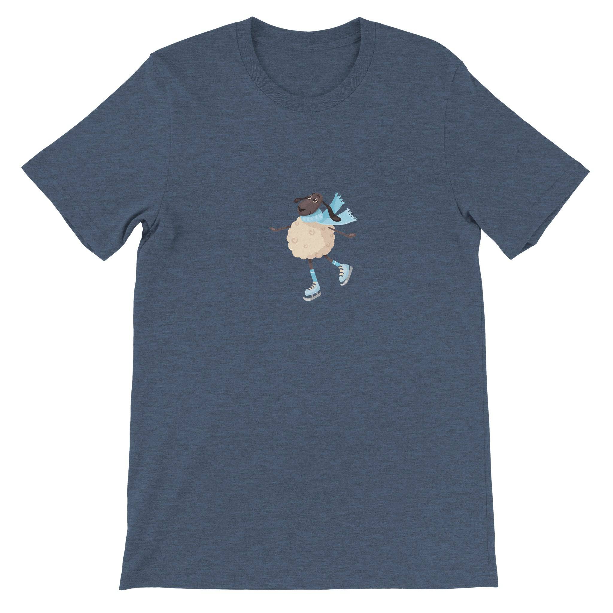 Budget Unisex Crewneck T-shirt/Sheep-Skating - Enet Images