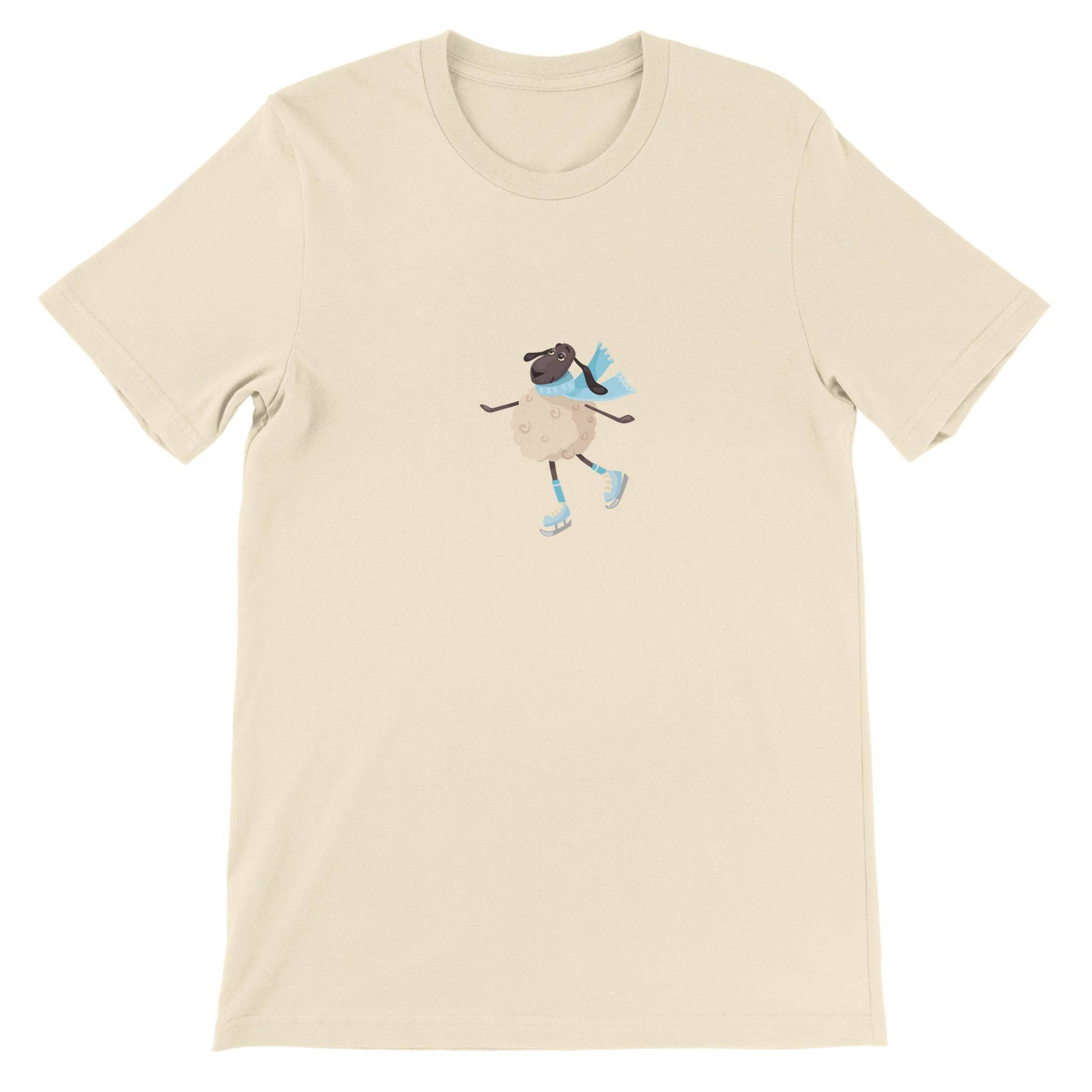 Budget Unisex Crewneck T-shirt/Sheep-Skating - Enet Images