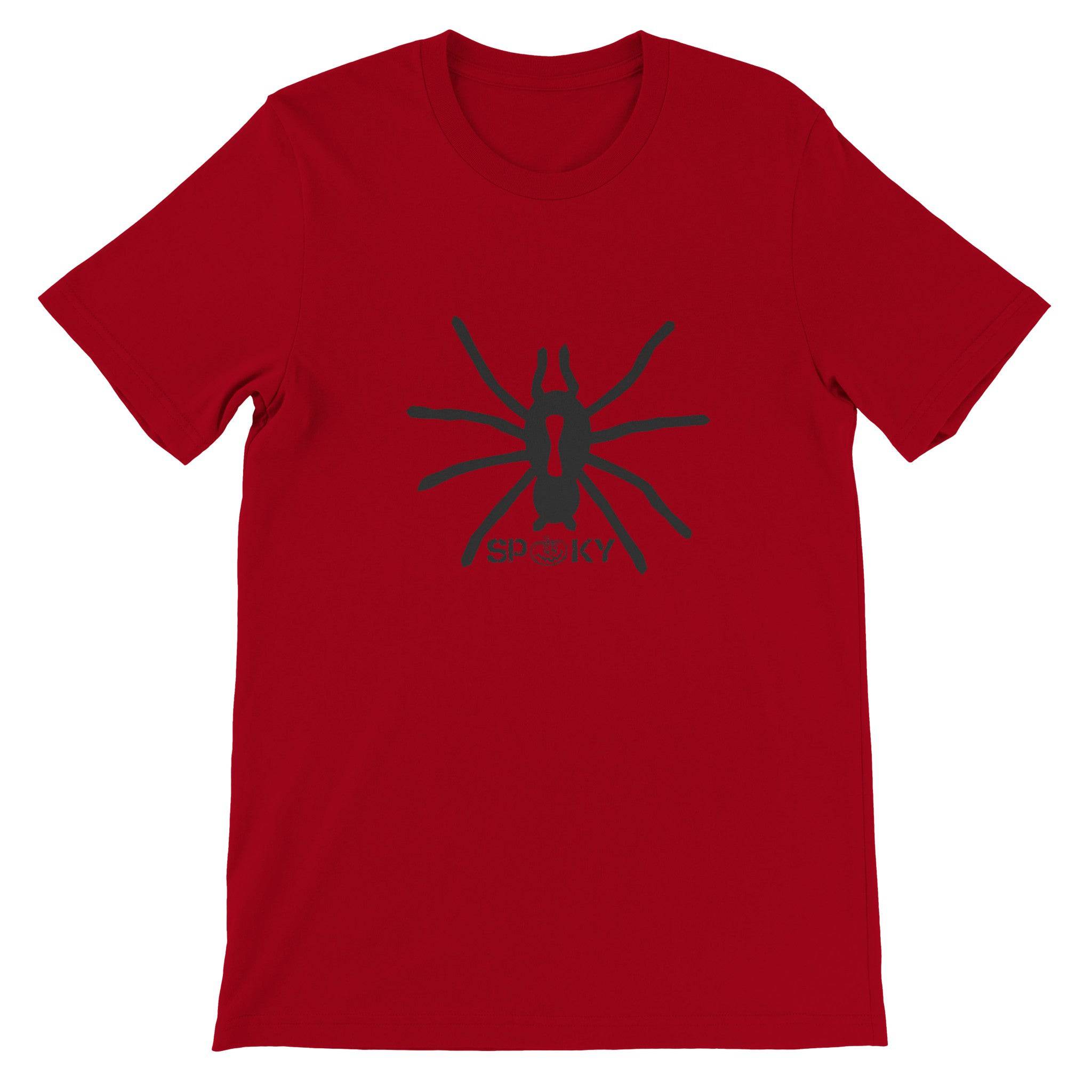Budget Unisex Crewneck T-shirt/Spooky-Spider - Enet Images