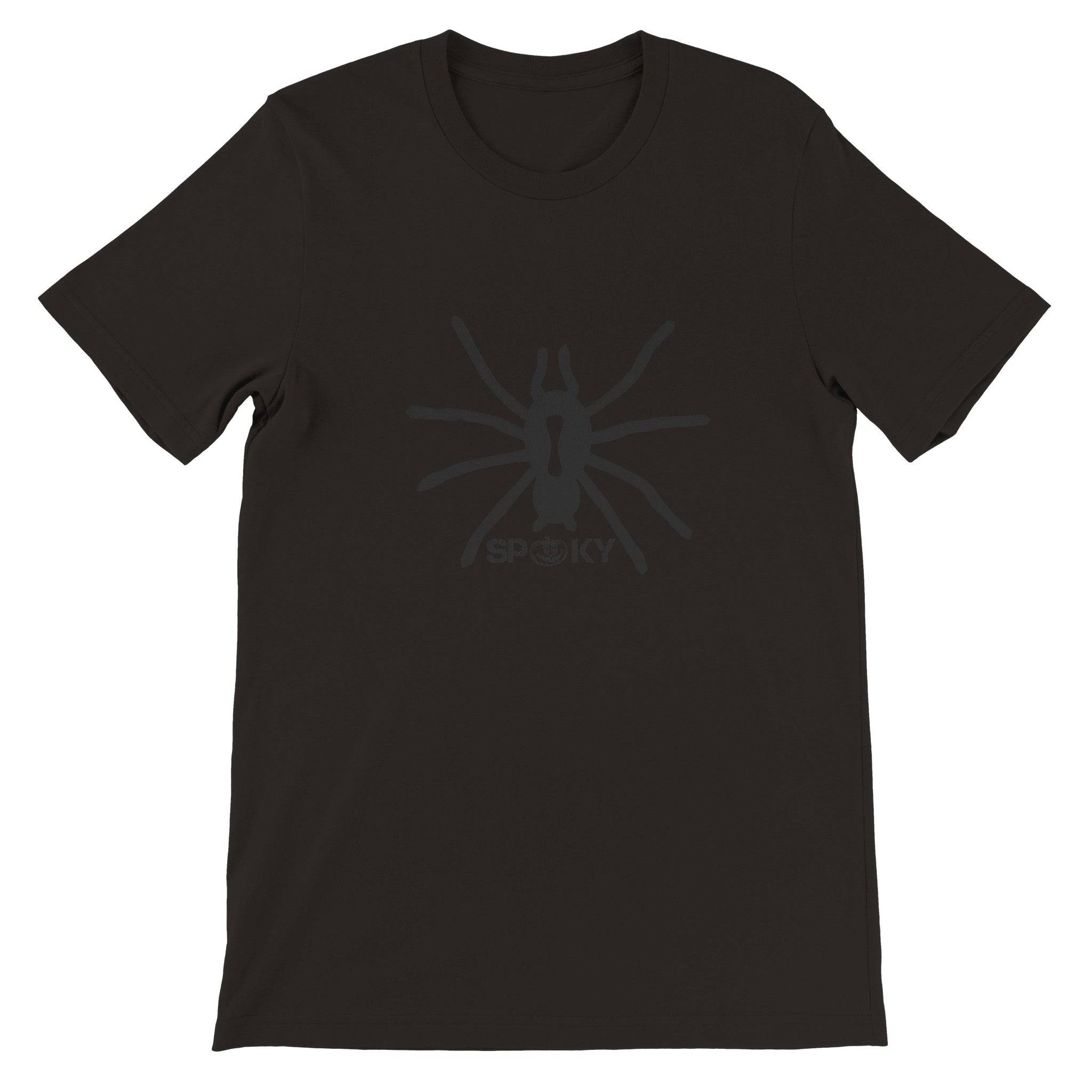 Budget Unisex Crewneck T-shirt/Spooky-Spider - Enet Images