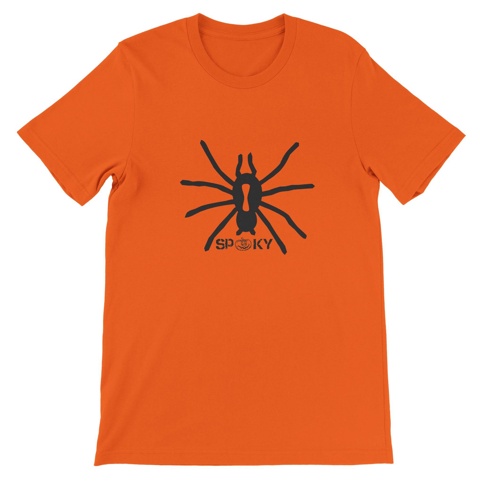 Budget Unisex Crewneck T-shirt/Spooky-Spider - Enet Images