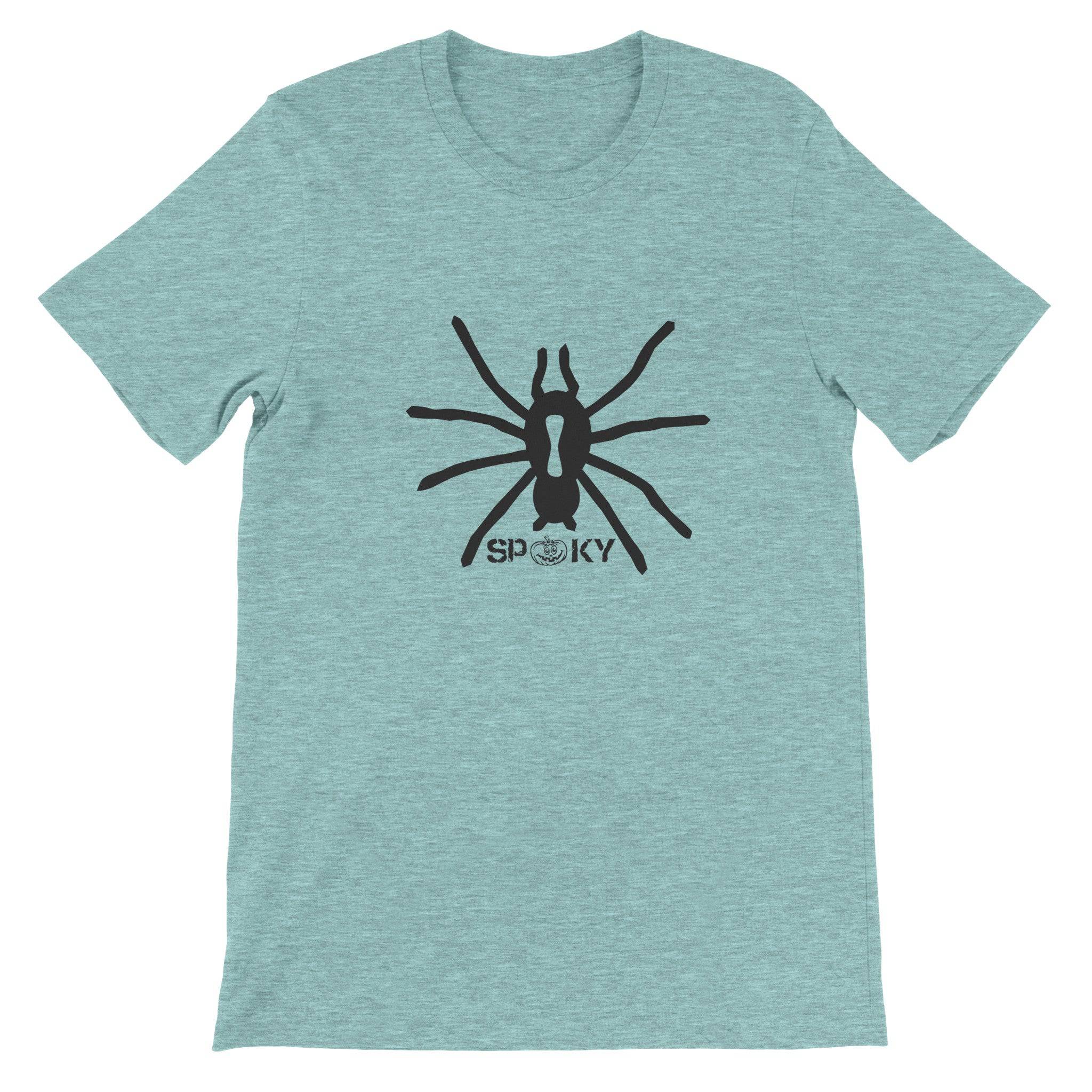 Budget Unisex Crewneck T-shirt/Spooky-Spider - Enet Images