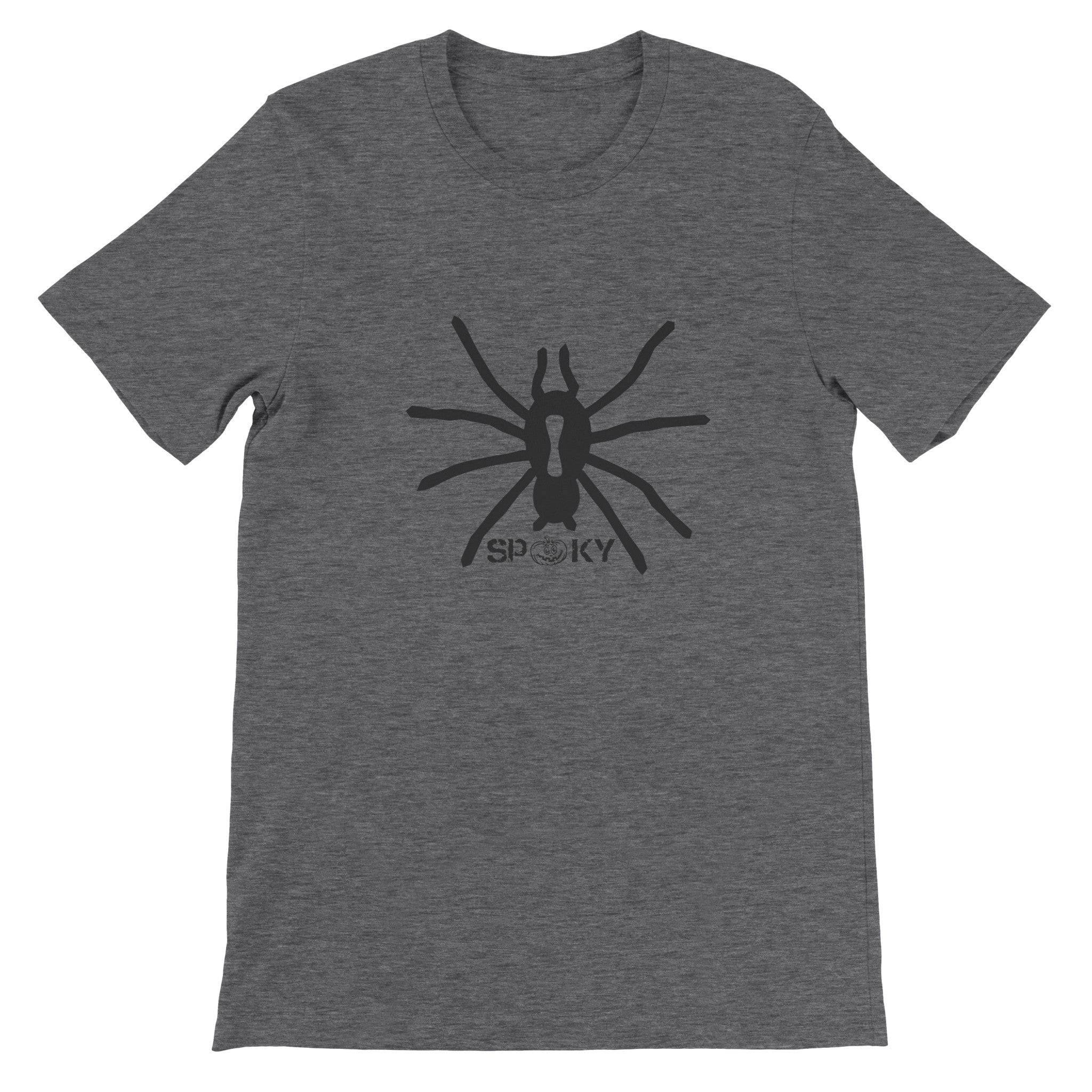 Budget Unisex Crewneck T-shirt/Spooky-Spider - Enet Images