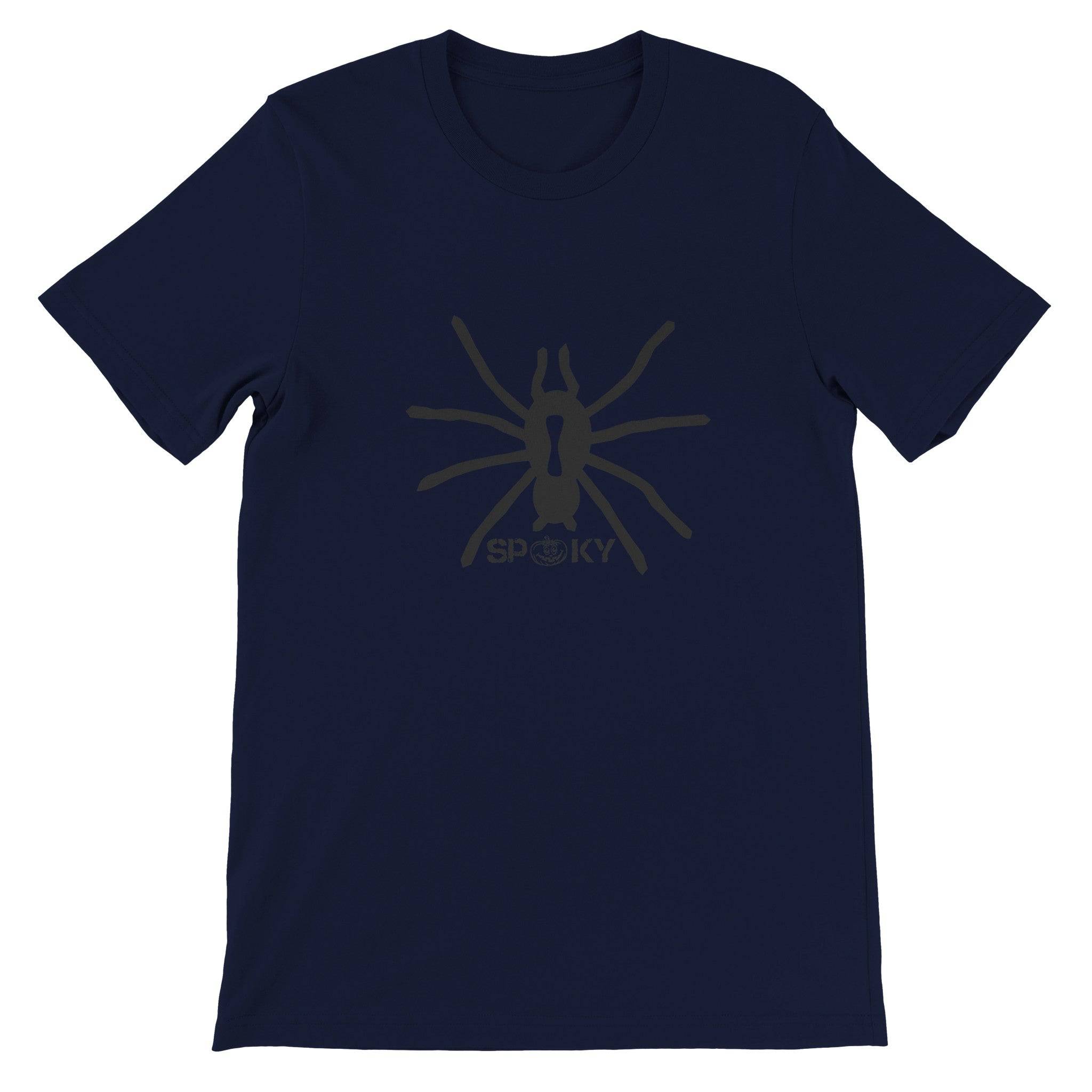 Budget Unisex Crewneck T-shirt/Spooky-Spider - Enet Images