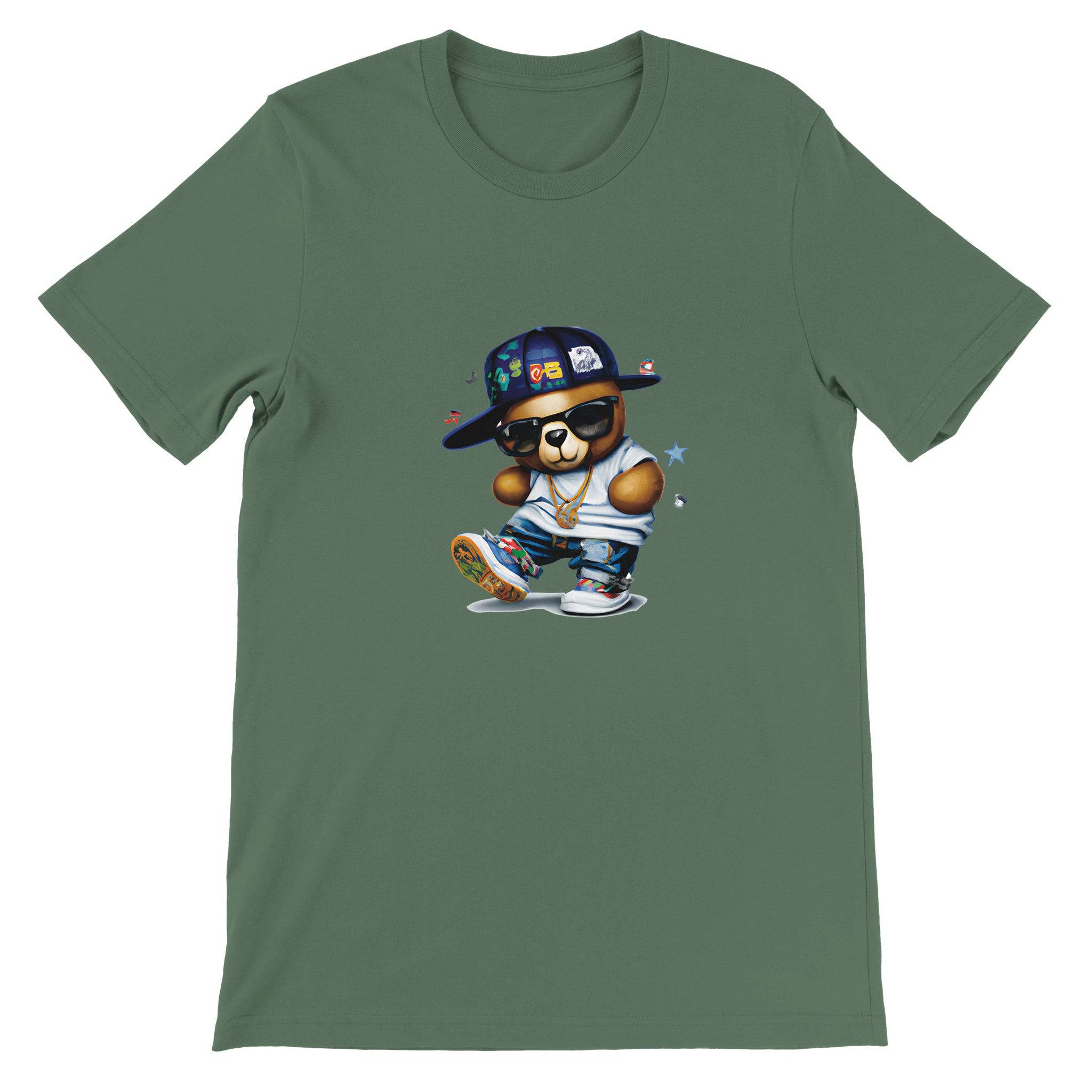 Budget Unisex Crewneck T-shirt/Teddy-Bear-Yo - Enet Images