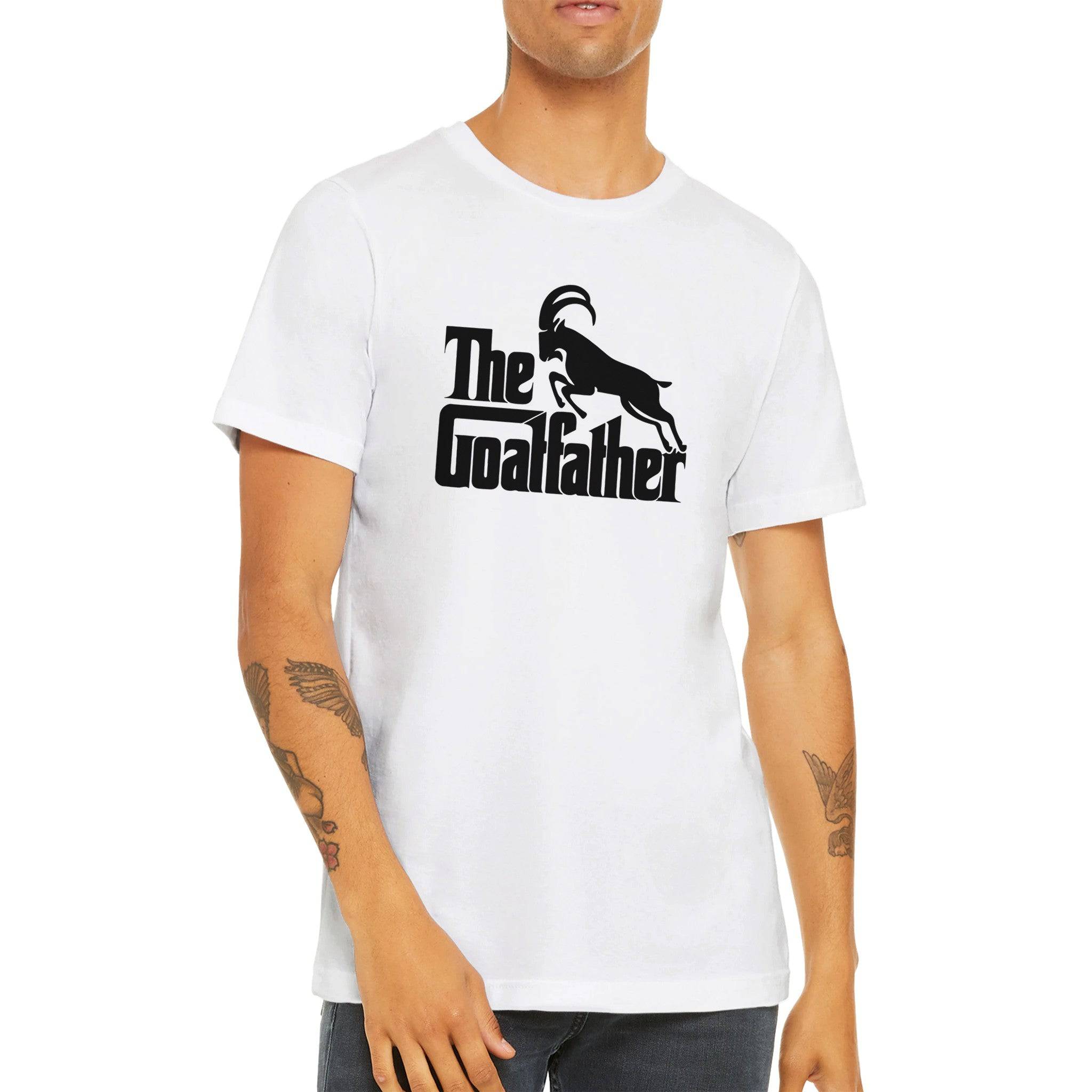 Budget Unisex Crewneck T-shirt/The-Goatfather - Enet Images
