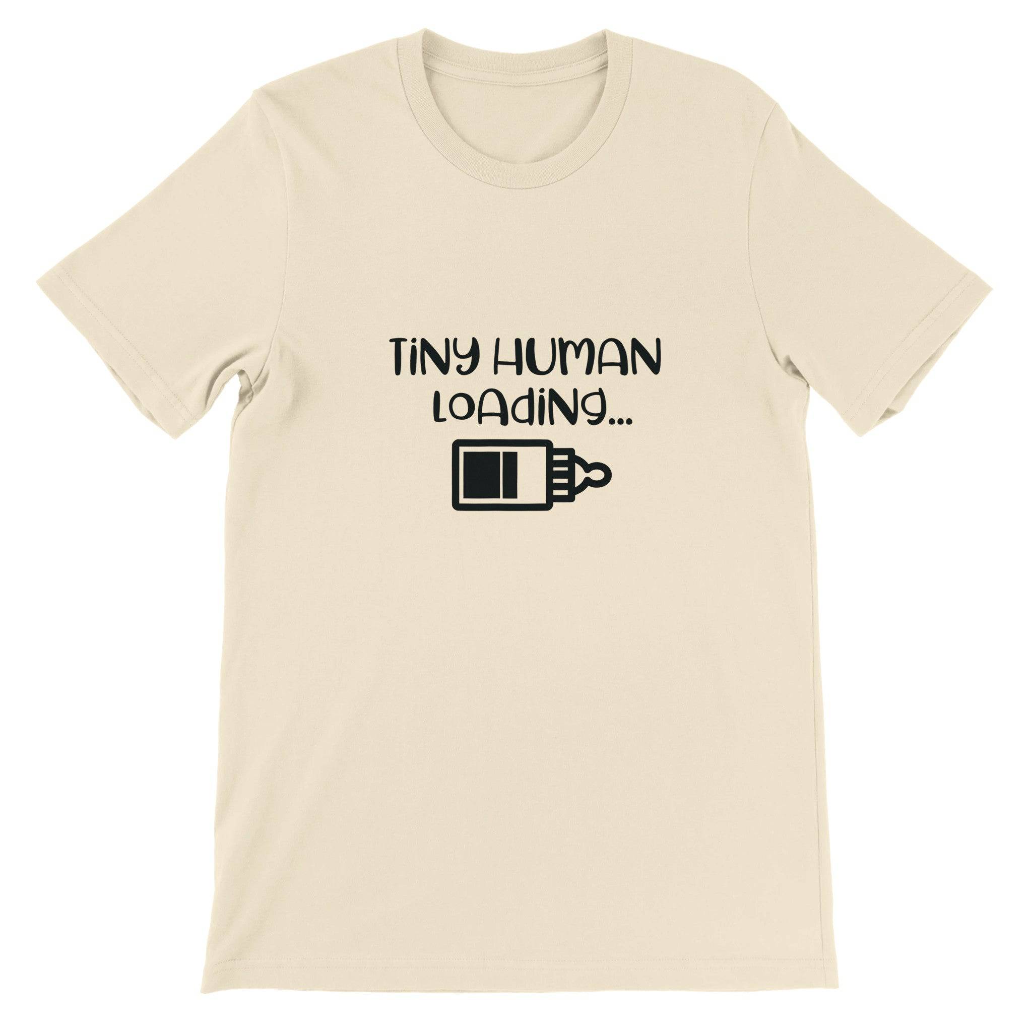 Budget Unisex Crewneck T-shirt/Tiny-Human-Loading - Enet Images