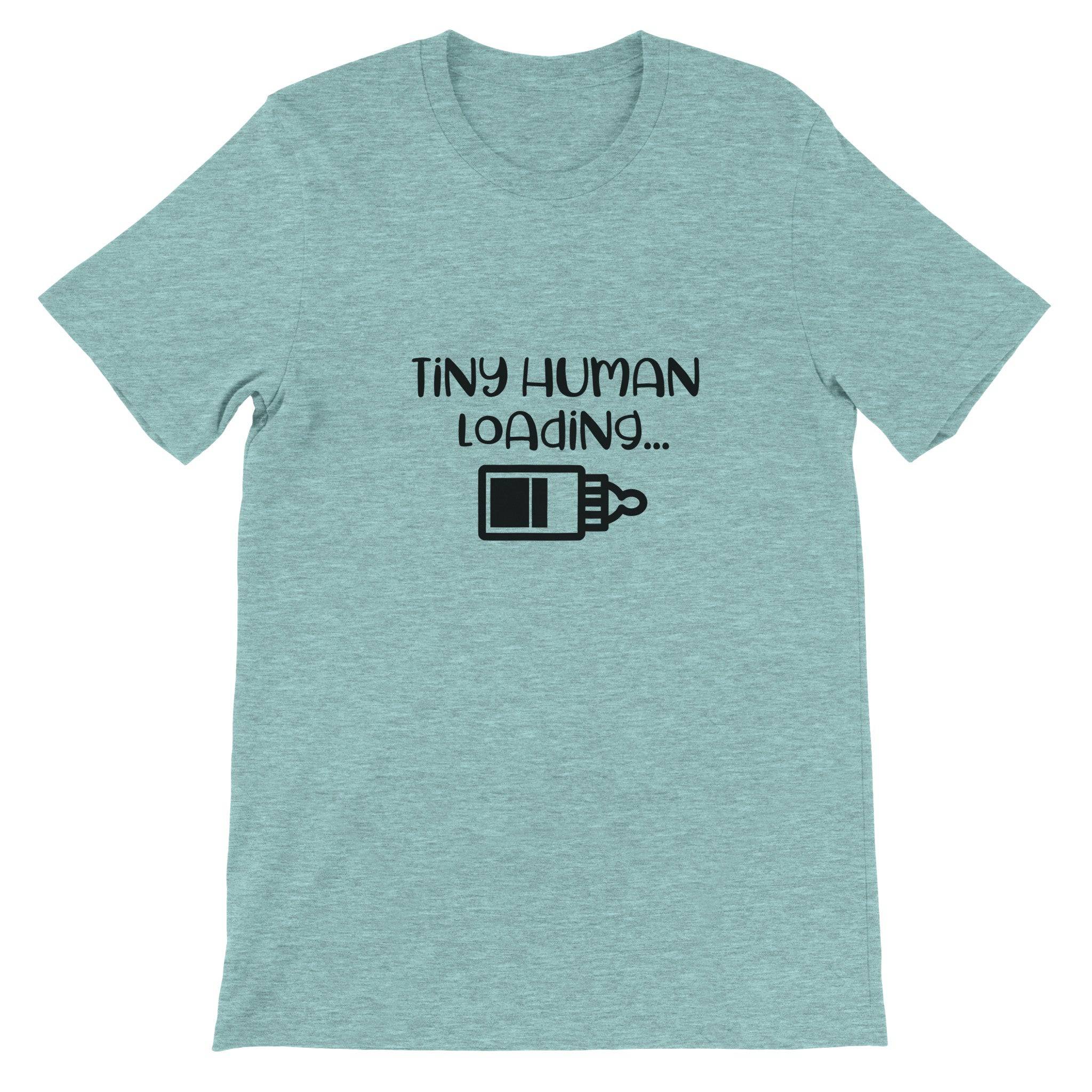 Budget Unisex Crewneck T-shirt/Tiny-Human-Loading - Enet Images
