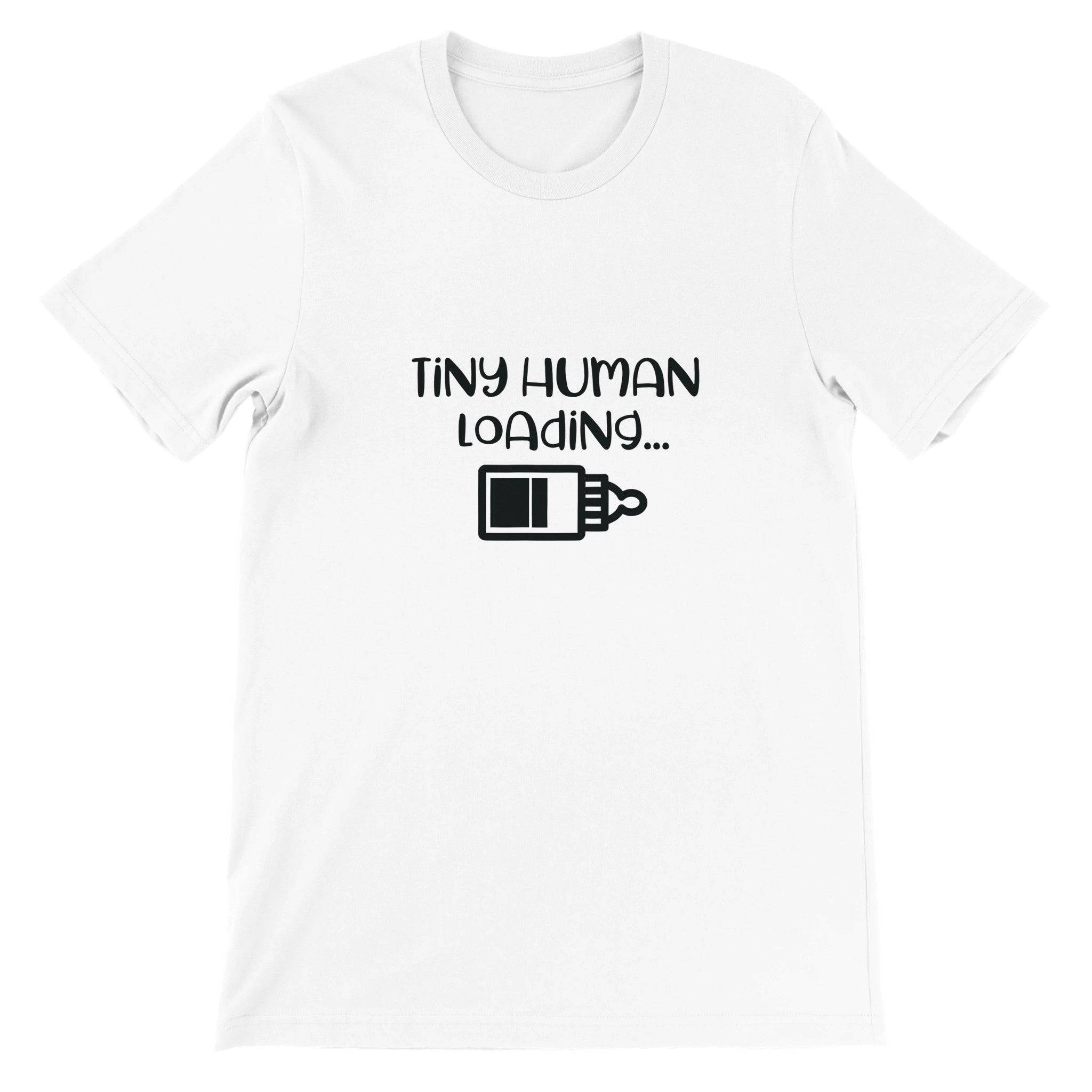 Budget Unisex Crewneck T-shirt/Tiny-Human-Loading - Enet Images