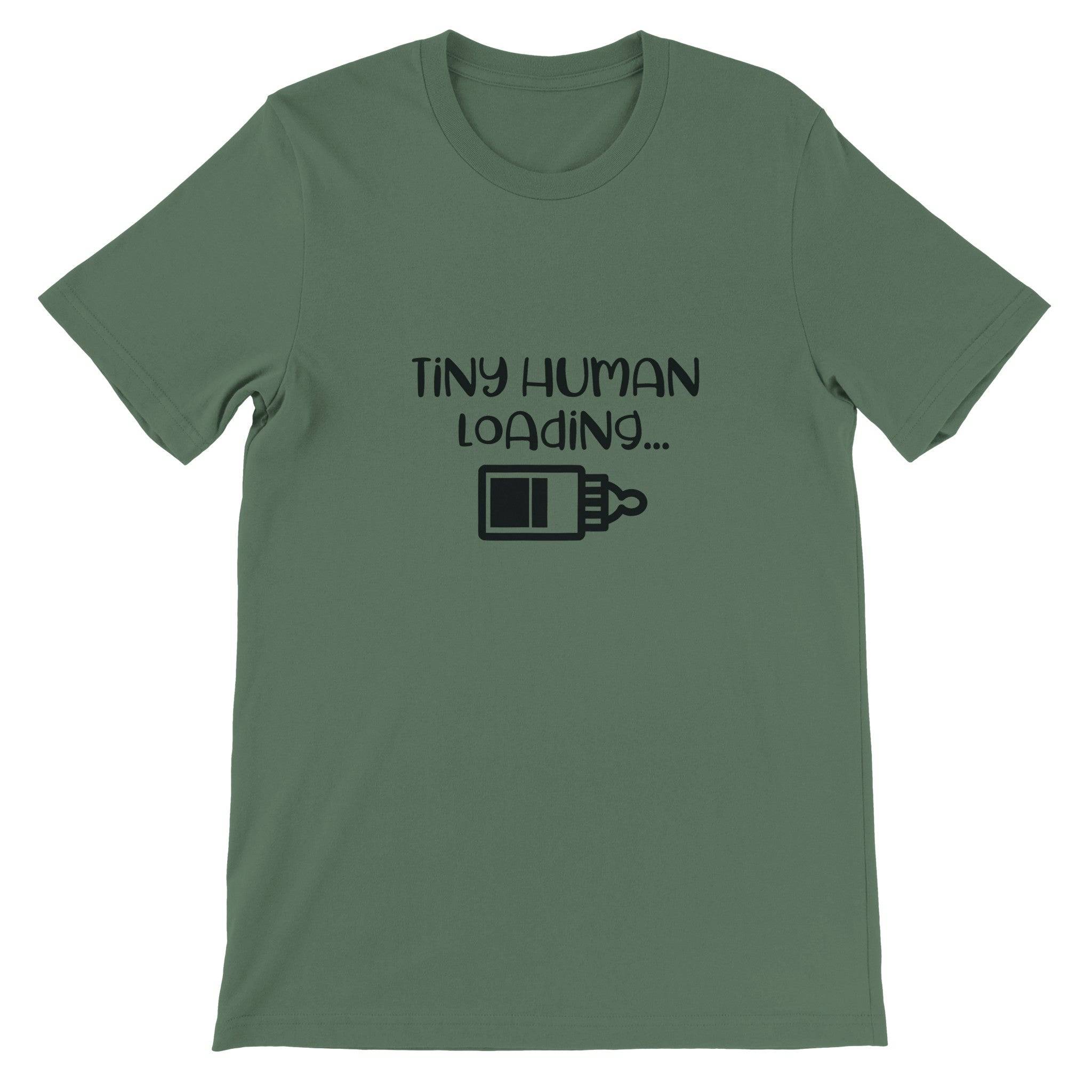 Budget Unisex Crewneck T-shirt/Tiny-Human-Loading - Enet Images