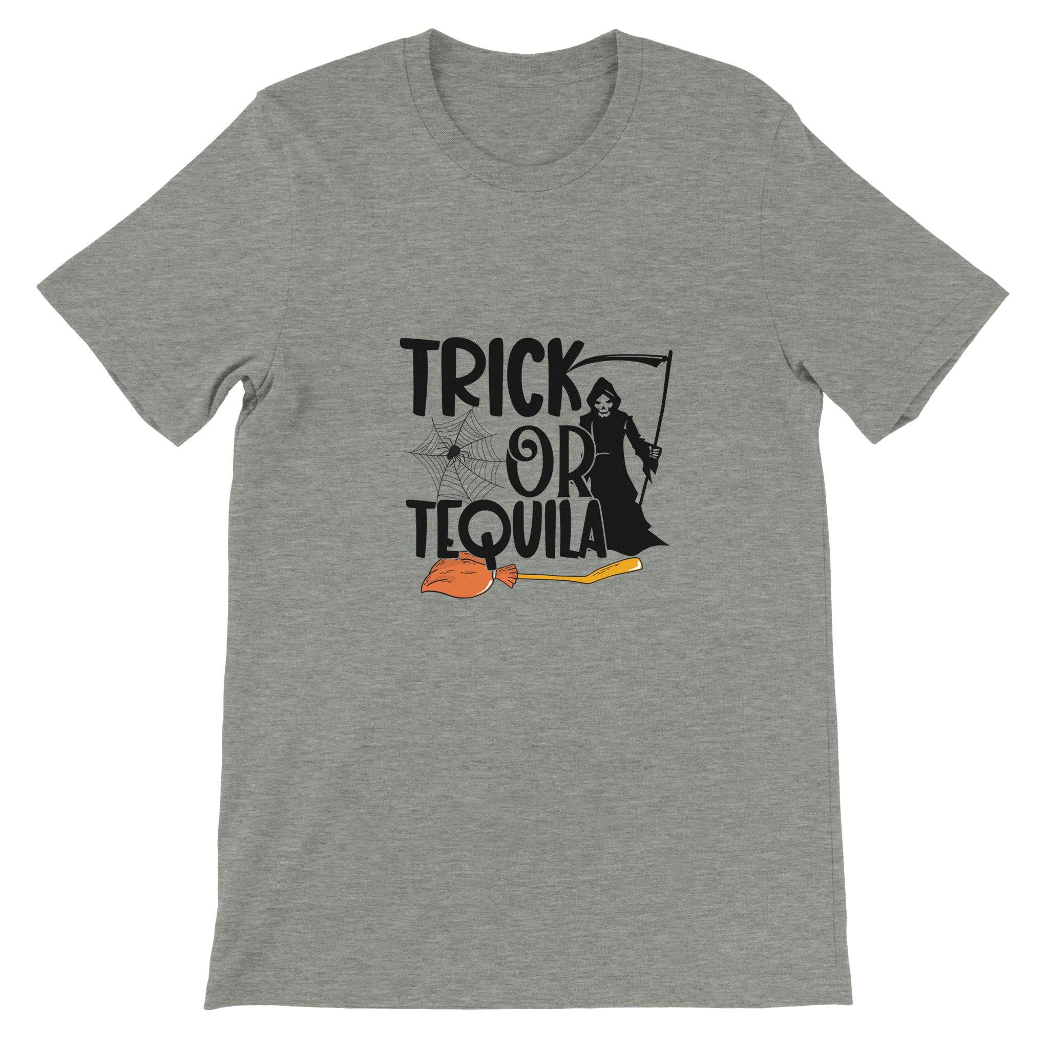 Budget Unisex Crewneck T-shirt/Trick-Or-Tequila - Enet Images