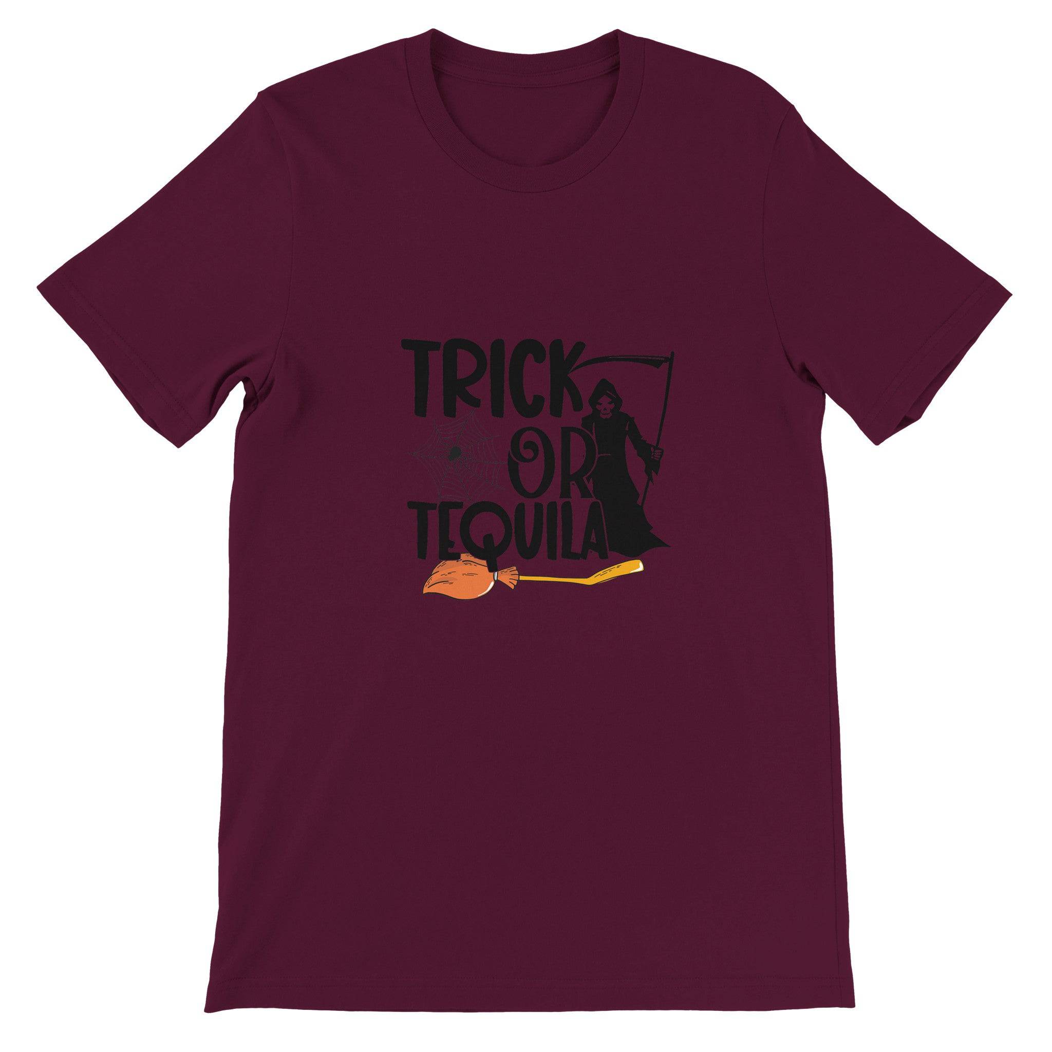 Budget Unisex Crewneck T-shirt/Trick-Or-Tequila - Enet Images