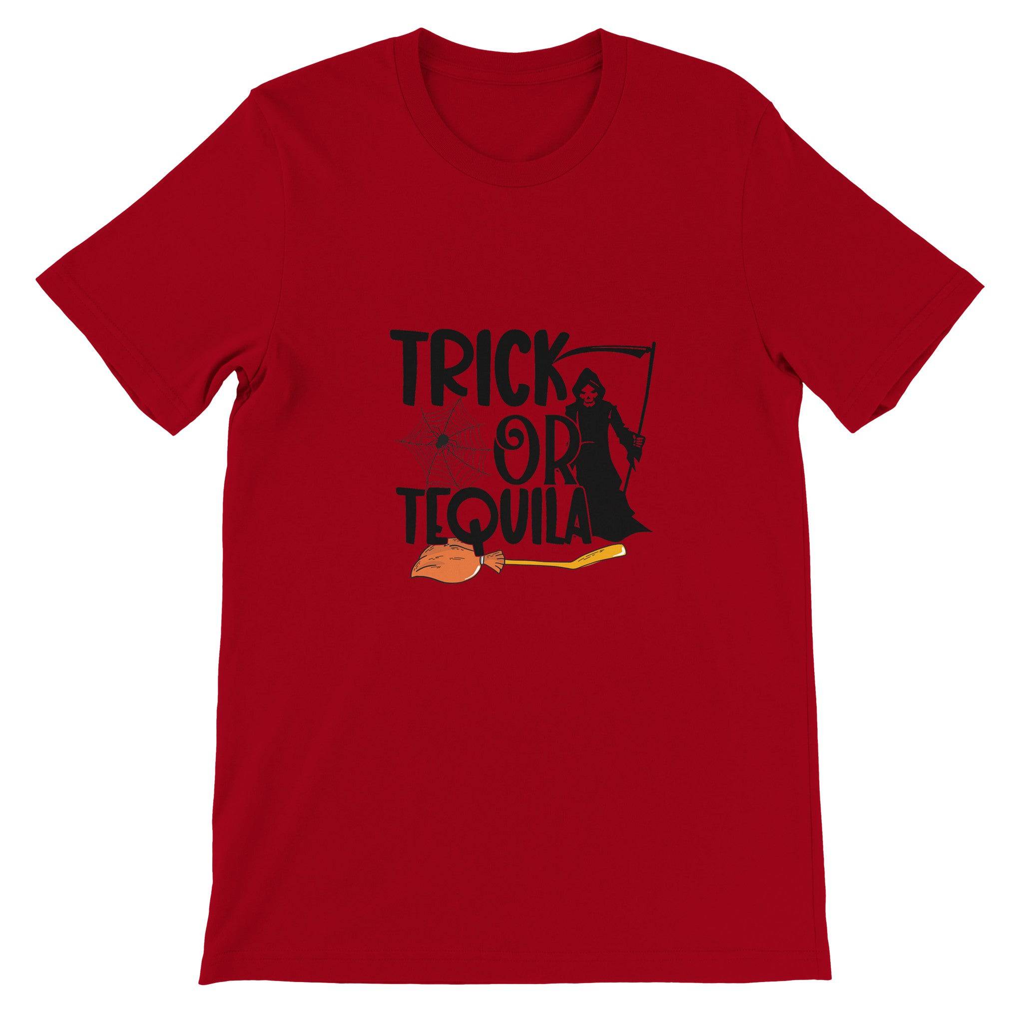 Budget Unisex Crewneck T-shirt/Trick-Or-Tequila - Enet Images