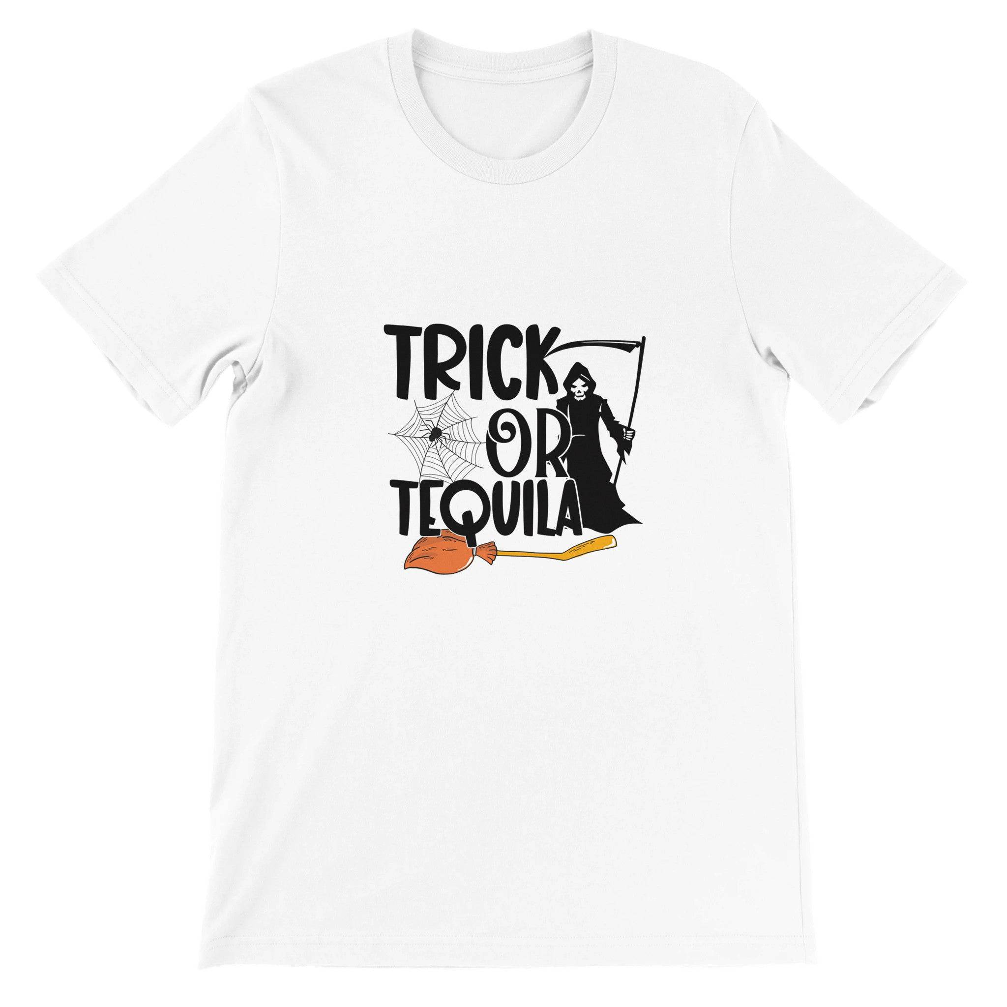 Budget Unisex Crewneck T-shirt/Trick-Or-Tequila - Enet Images