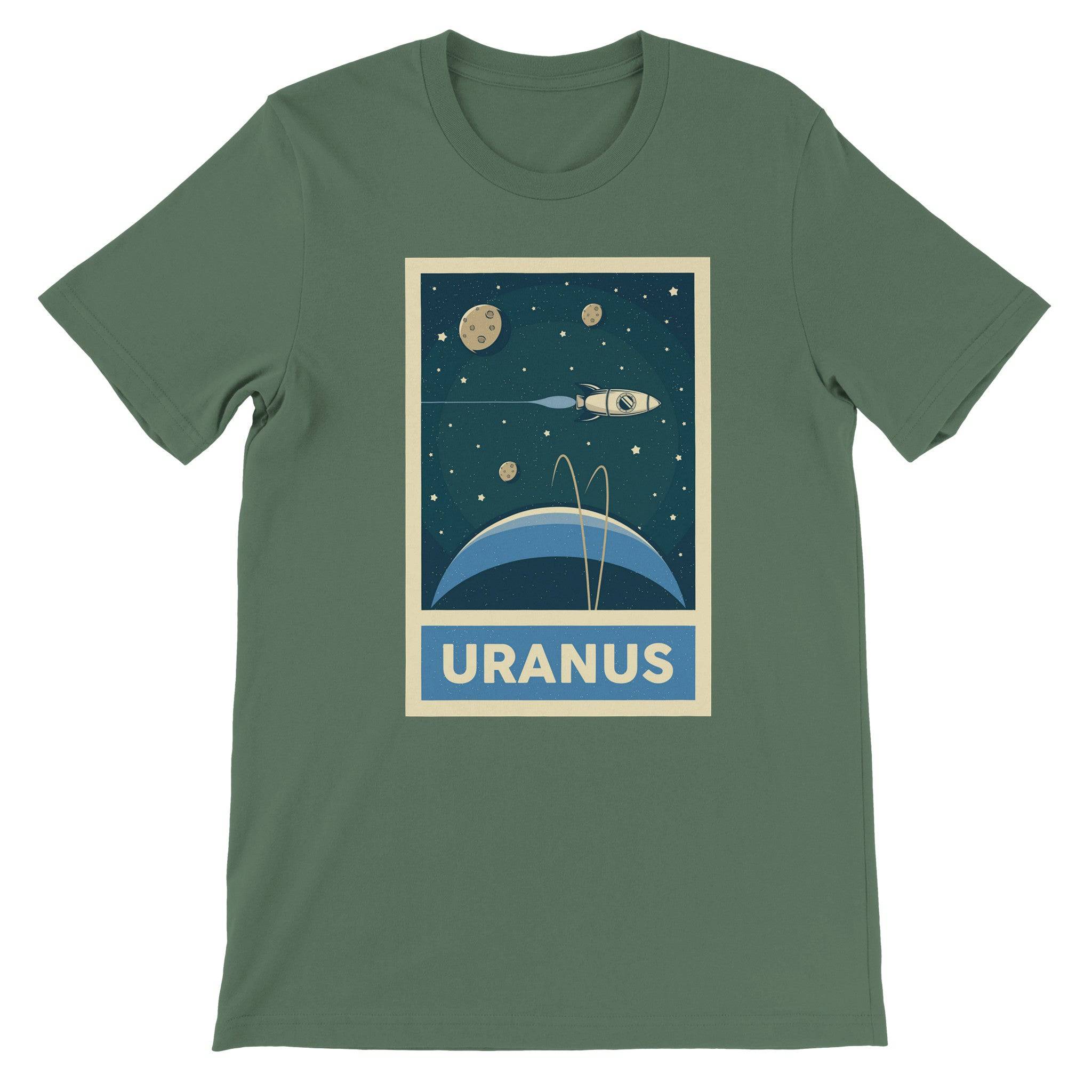 Budget Unisex Crewneck T-shirt/Uranus - Enet Images